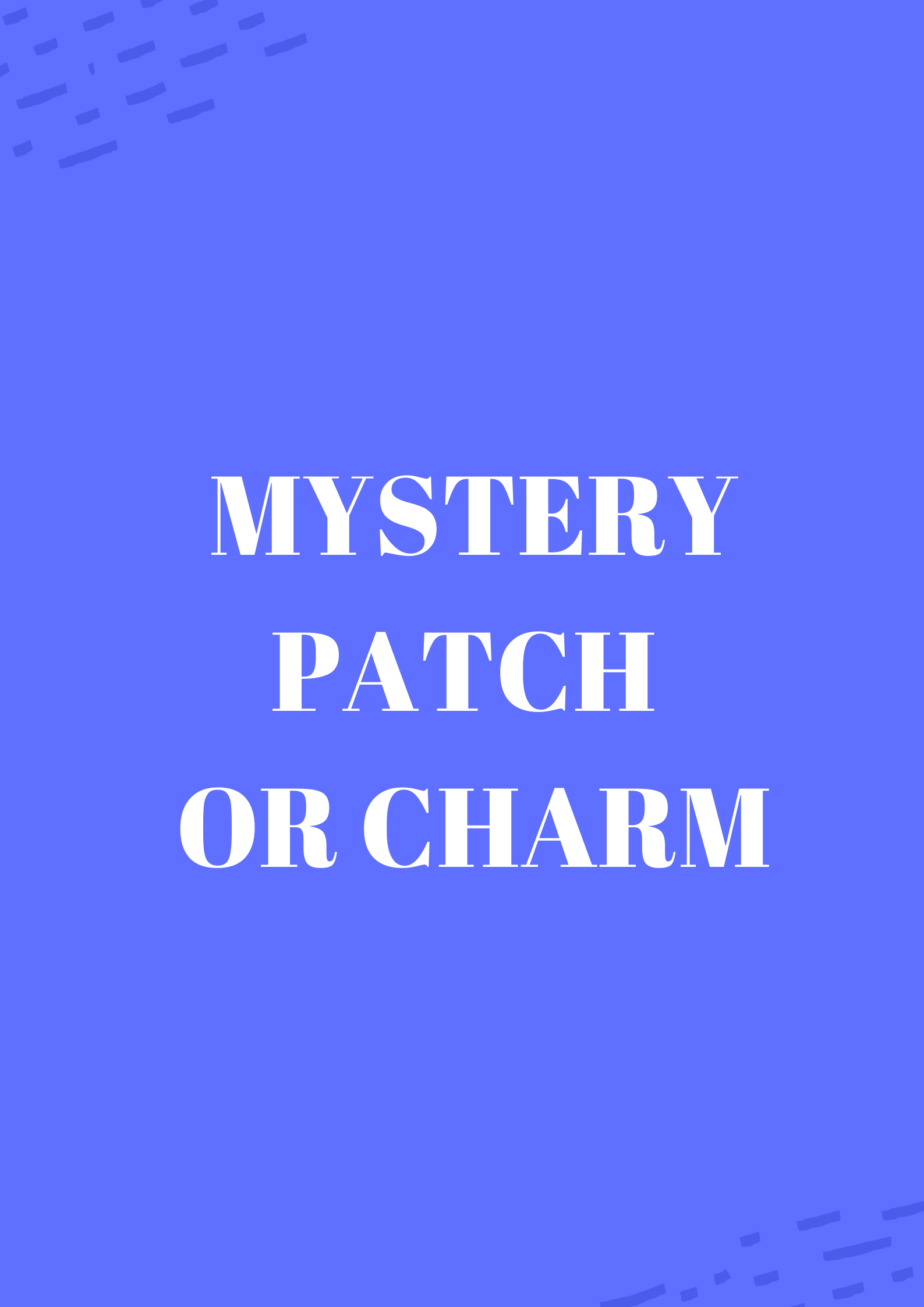 Patch or Charm Add On