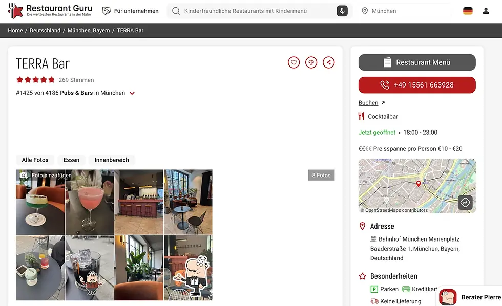 Restaurant Guru Profil Terra Desktop Screenshot.webp