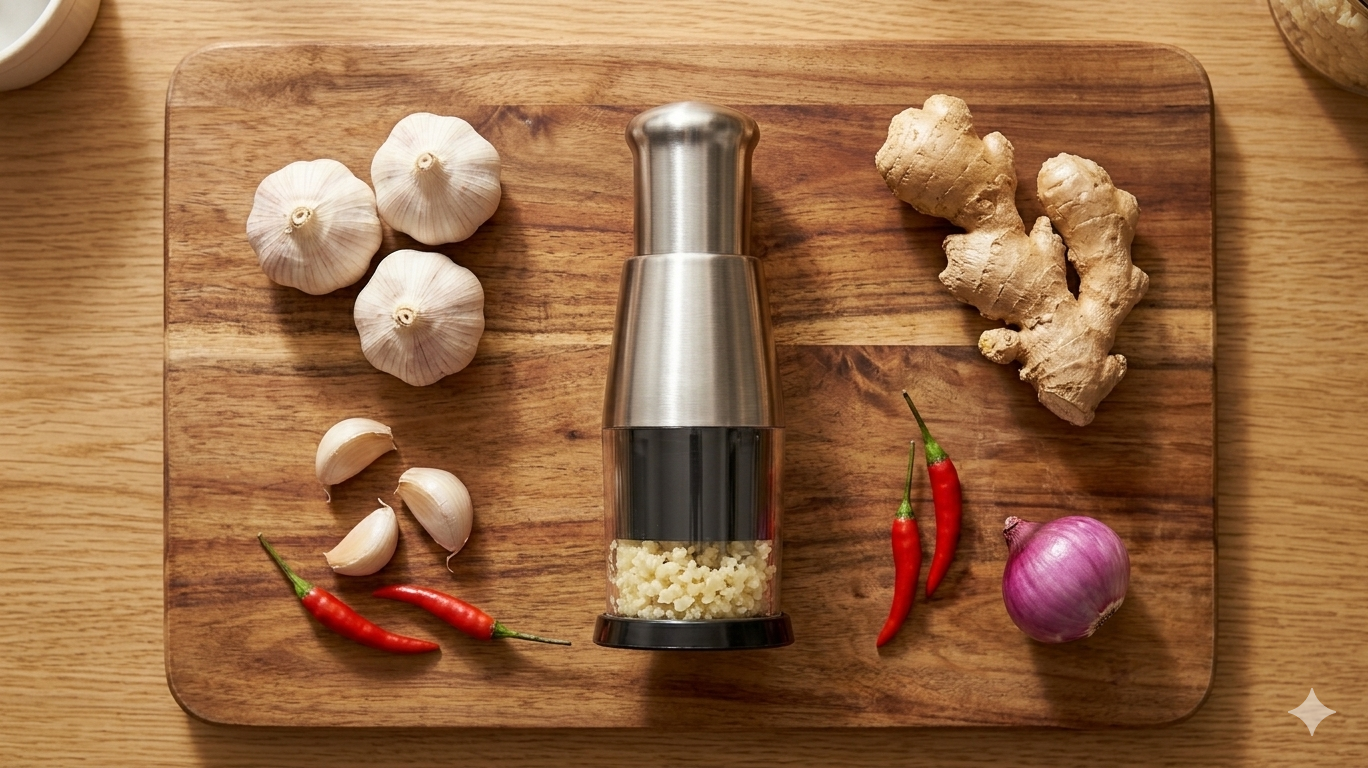 Manual Garlic and Spice Crusher