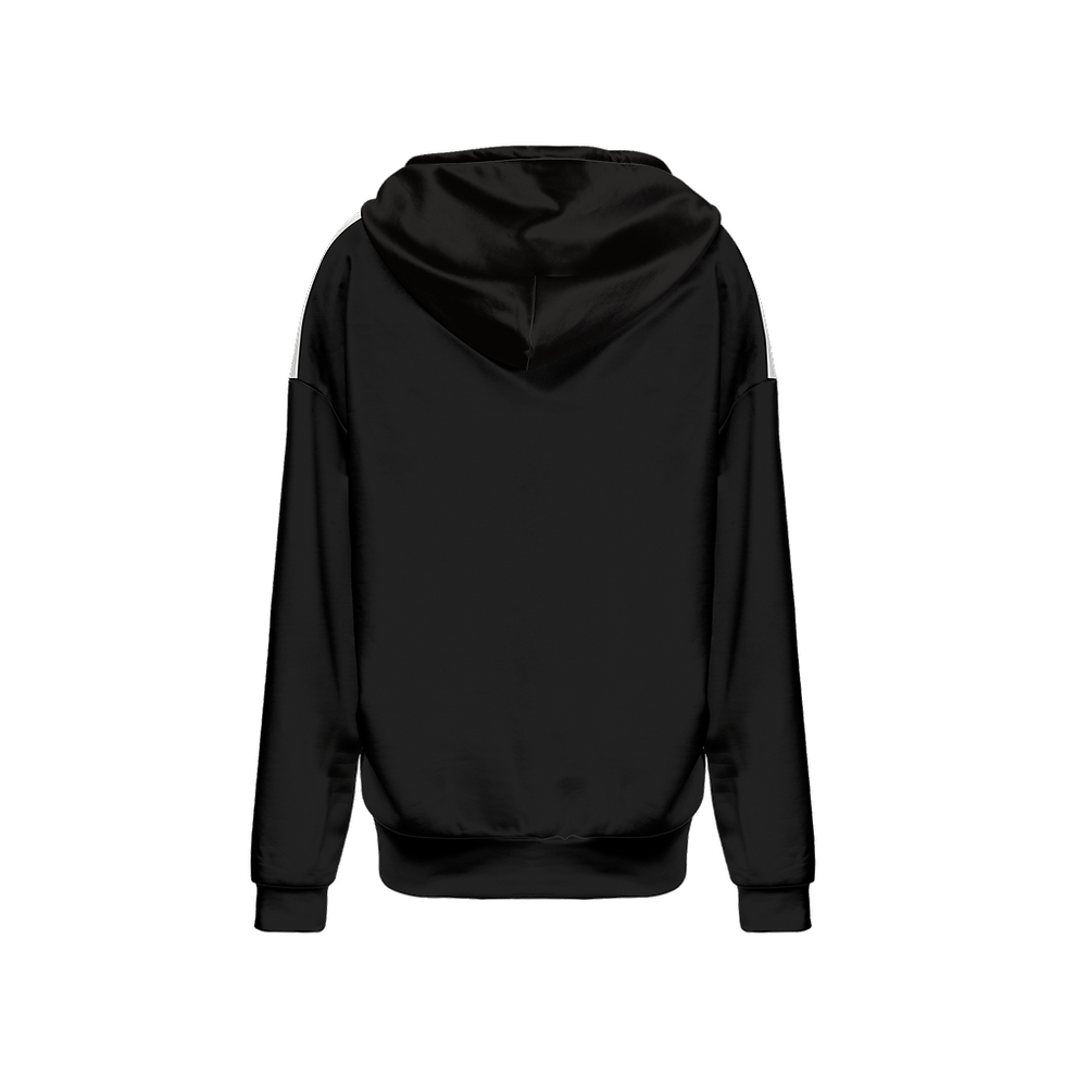 Thumbnail: Women's Relaxed Fit Hoodie - Fucawfee - Black