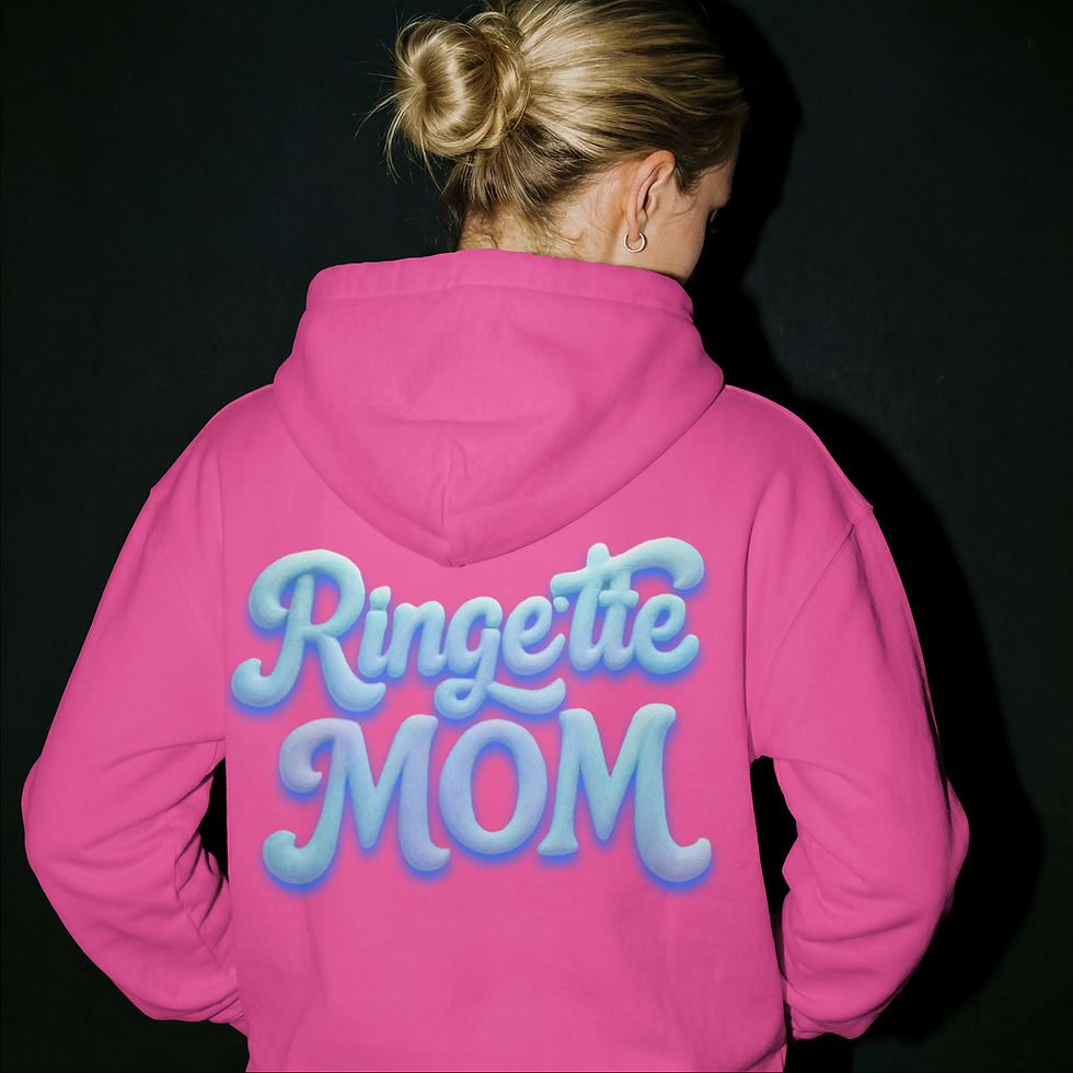 Thumbnail: Ringette Mom Cloud Hoodie