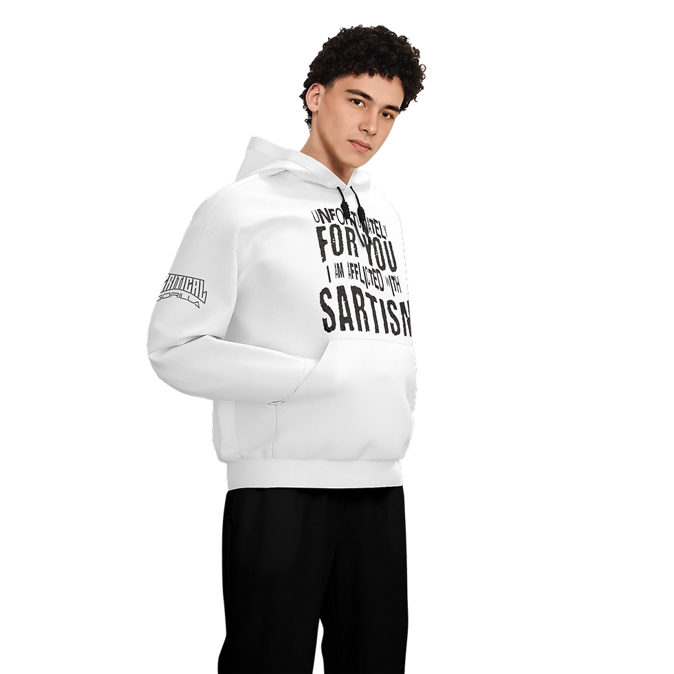 Thumbnail: Unisex Sartism 3 Hoodie - White