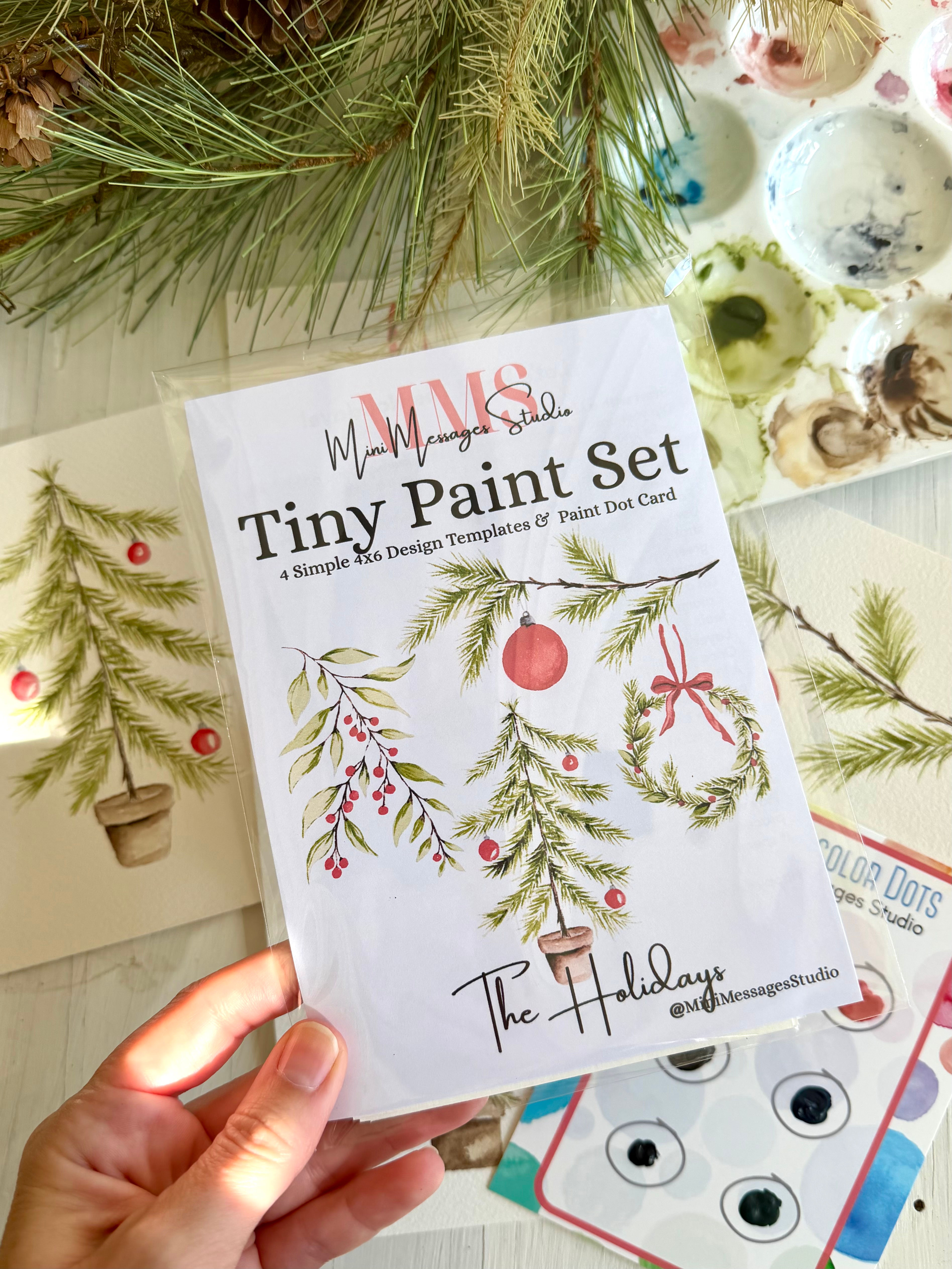Holiday Tiny Paint Set