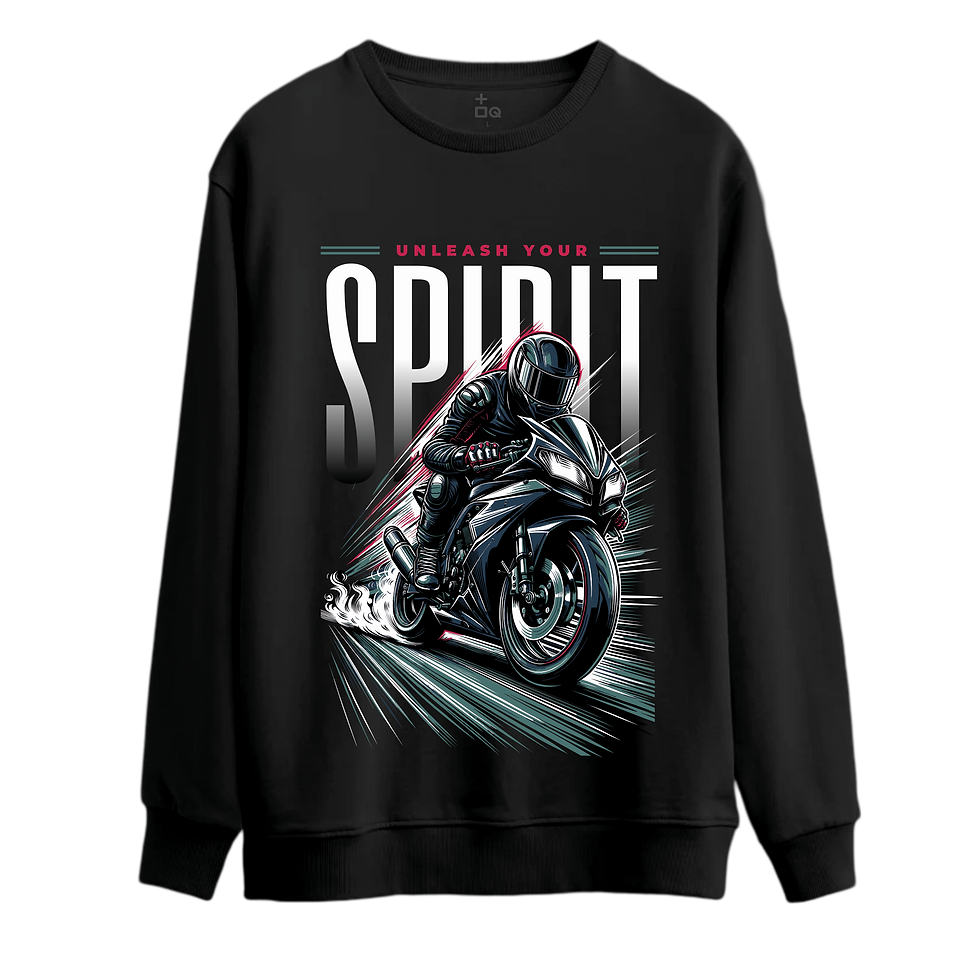 Spirit Sweatshirt (İçi Tüylü, Kalın Kumaş)