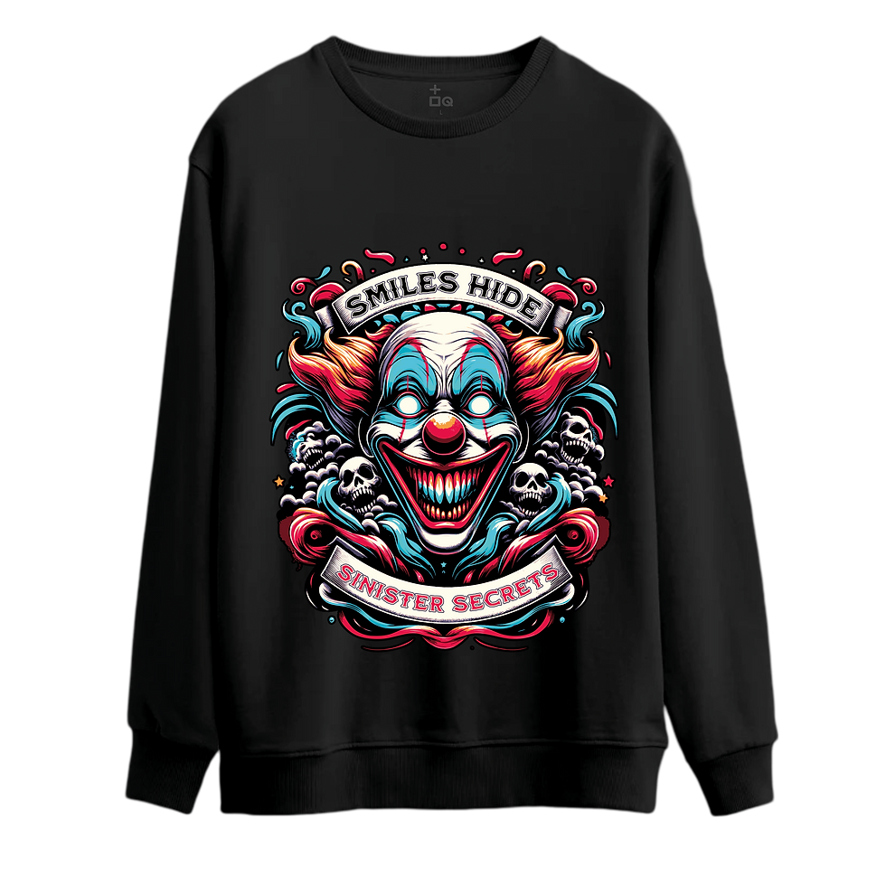 Sinister Secret Sweatshirt (İçi Tüylü, Kalın Kumaş)