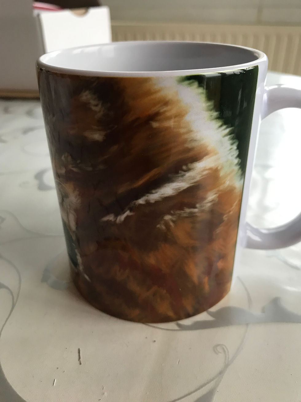 Thumbnail: 325 ml ceramic mug with my kitten drawing