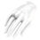 Thumbnail: Engagement Rings 10k White Gold Flower Style 6-Prong Set 2CT Moissanite Rings