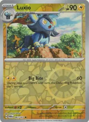 Luxio 067/167 - Reverse Holo, SV Twilight Masquerade