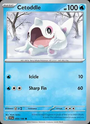 Cetoddle 059/198 - Non Holo, SV Scarlet & Violet