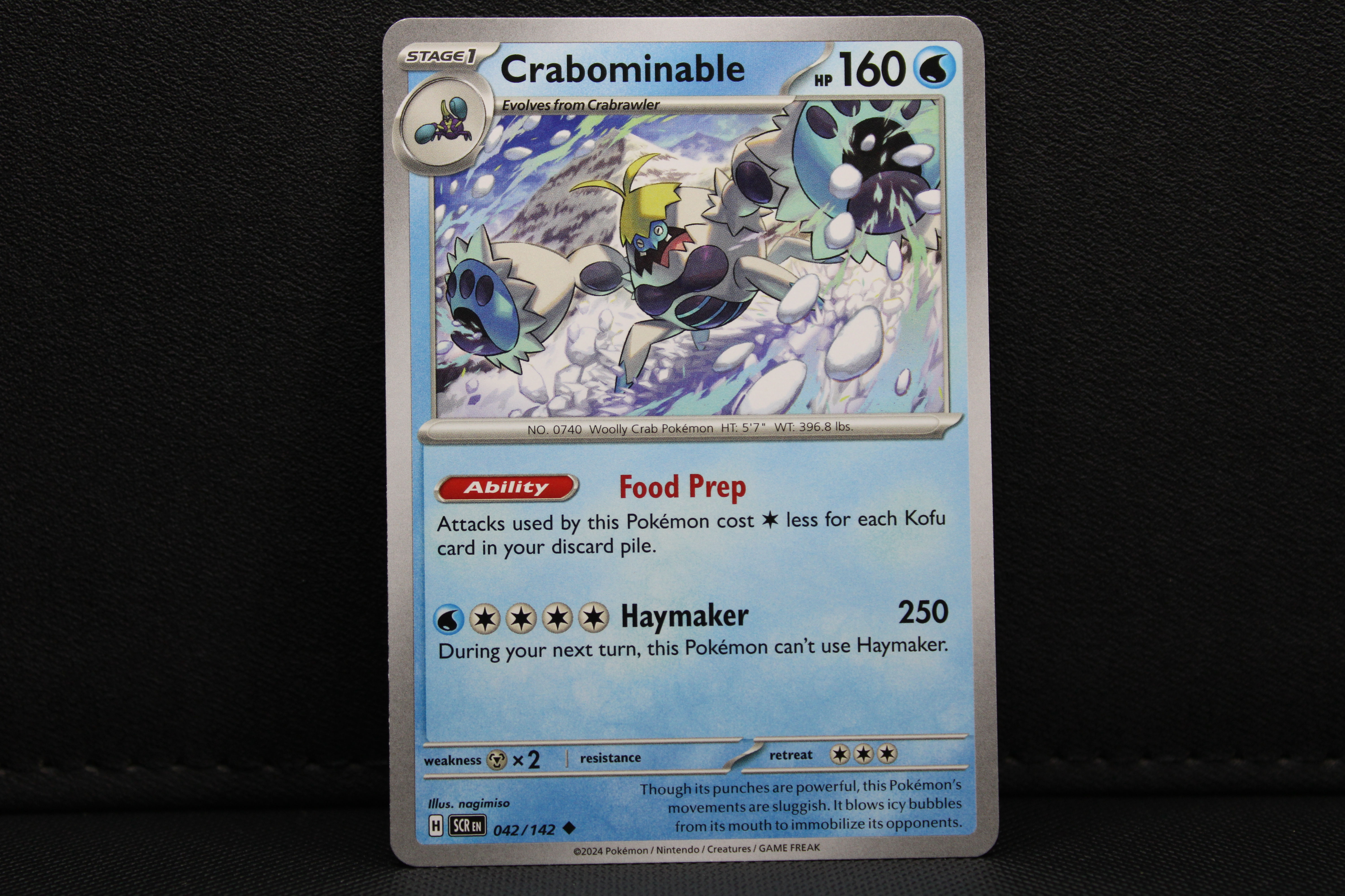 Crabominable 42/142 - Non Holo, SV Stellar Crown