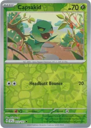 Capsakid 012/191 - Reverse Holo, SV Surging Sparks