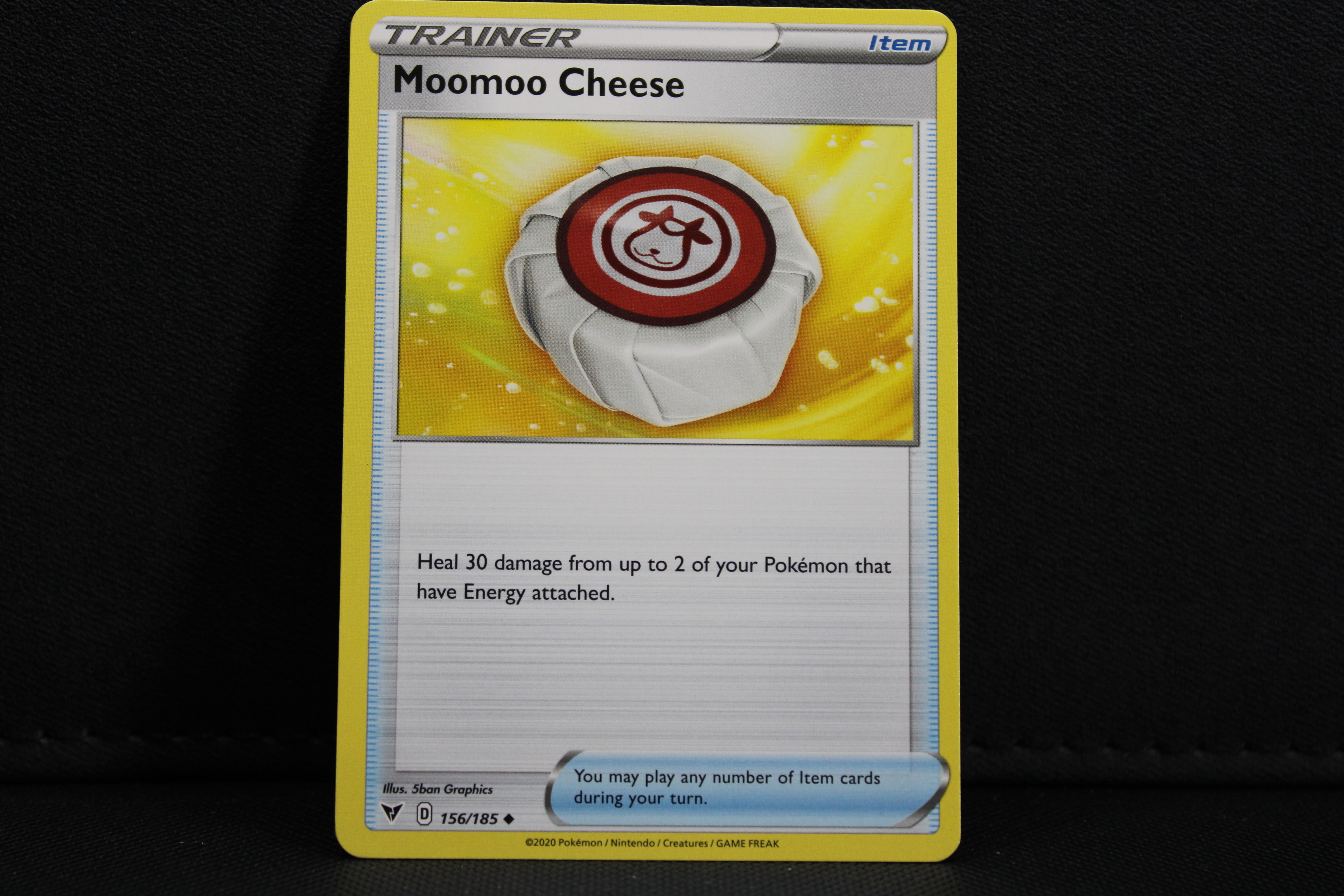Moomoo Cheese 156/185 - Trainer Non Holo, SWSH Vivid Voltage