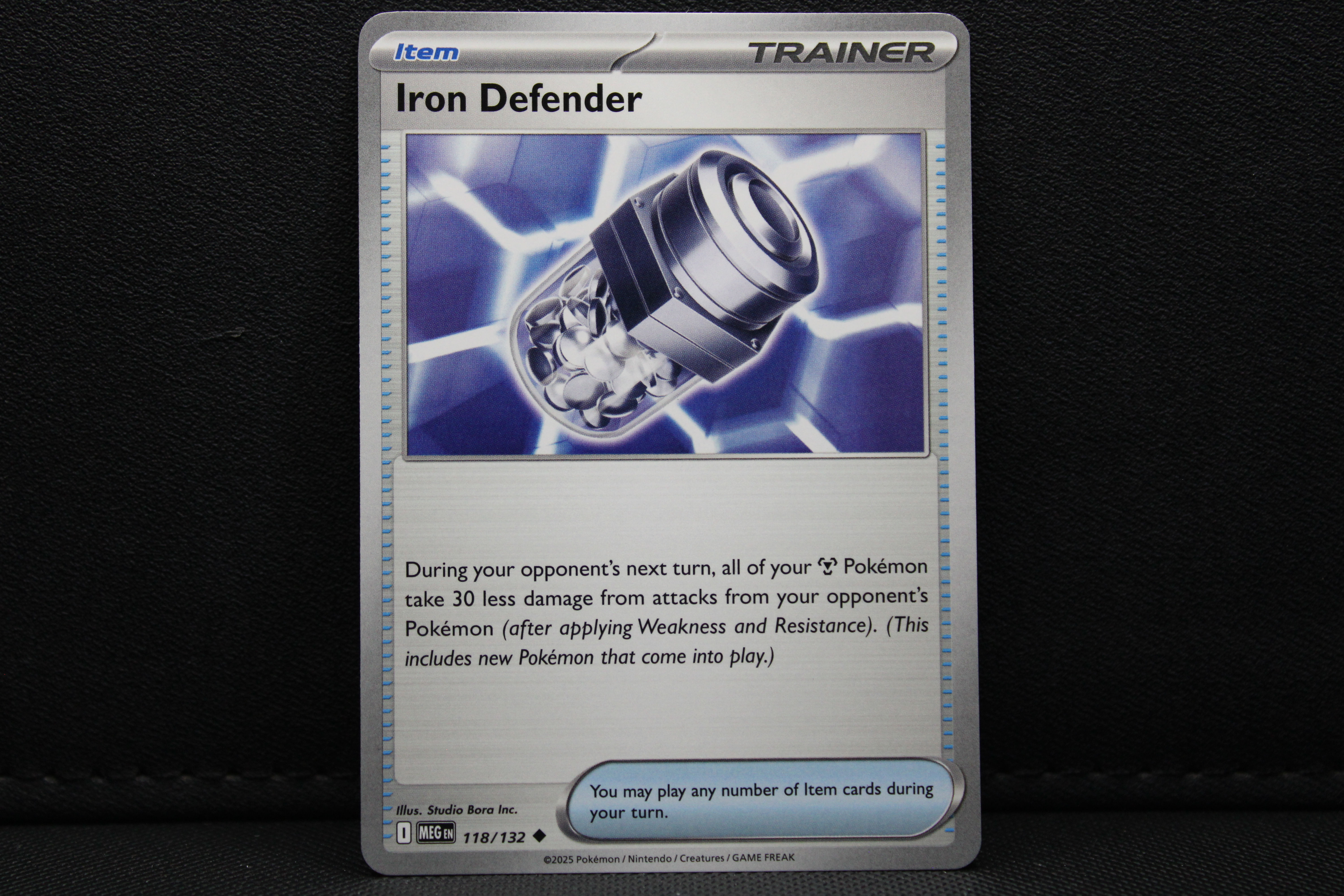 Iron Defender 118/132 - Trainer Non Holo, ME Mega Evolution