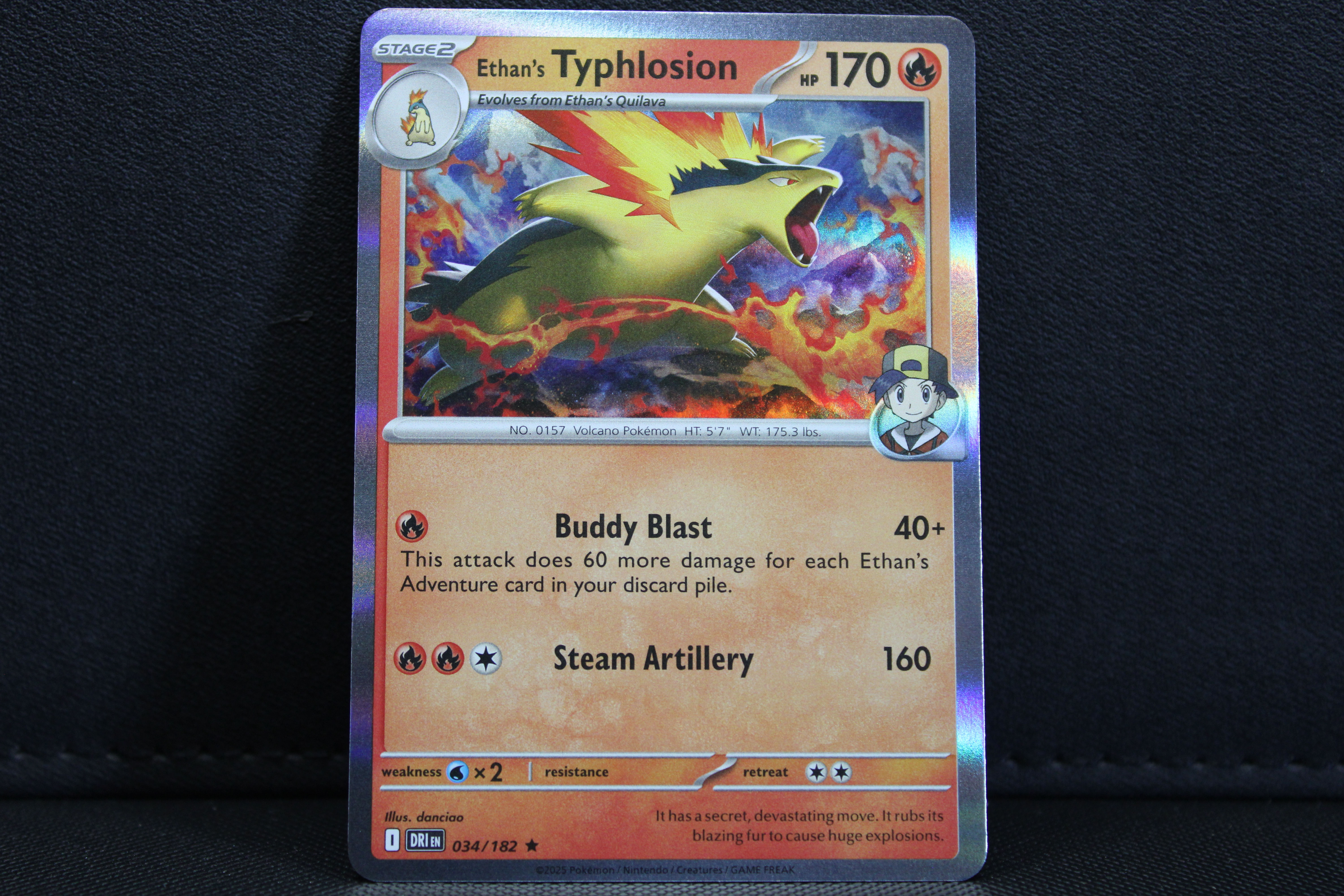 Ethan's Typhlosion 034/182 - Holo, SV Destined Rivals