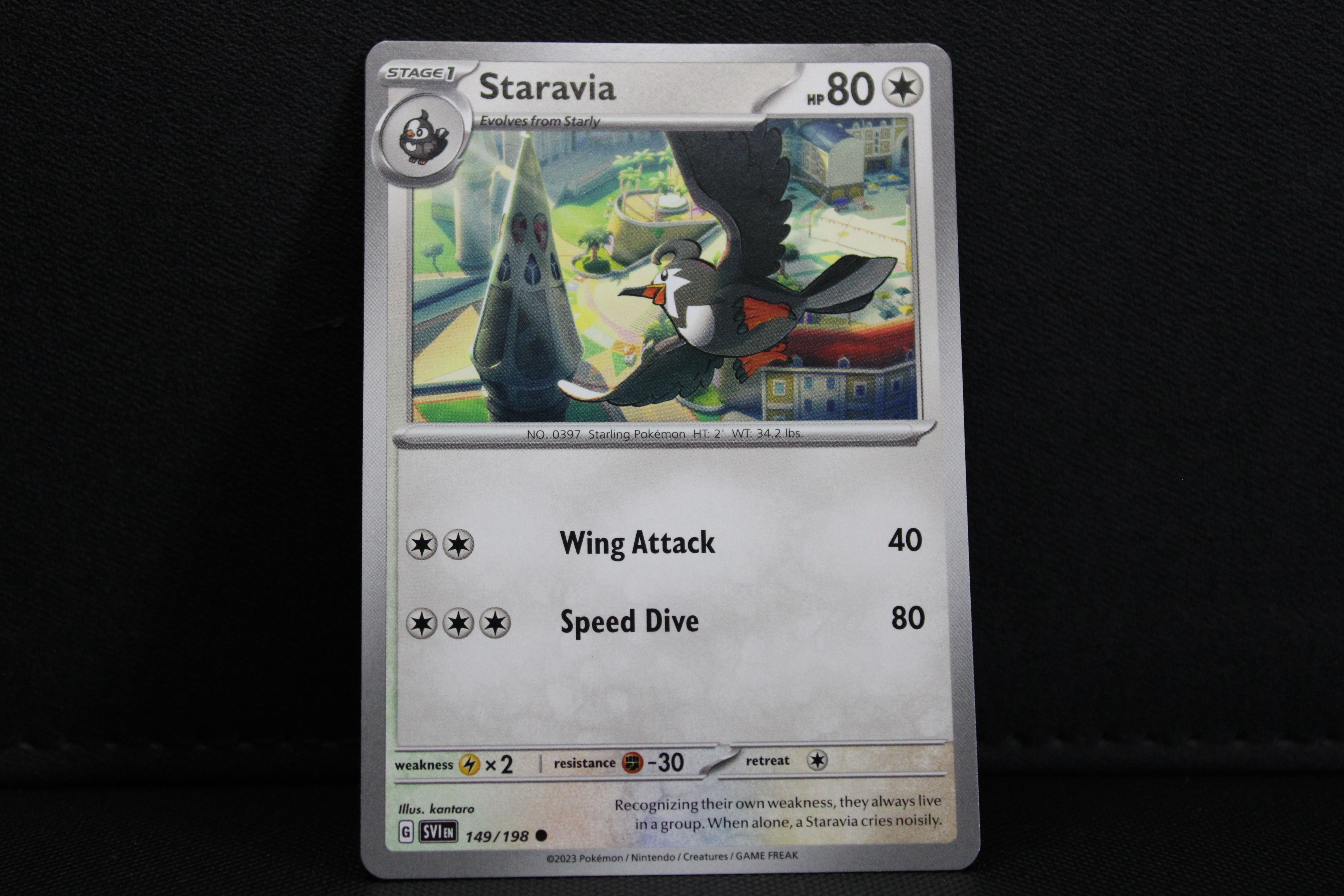 Staravia 149/198 - Non Holo, SV Scarlet & Violet 