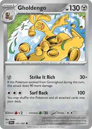 Gholdengo 131/191 - Non Holo, SV Surging Sparks