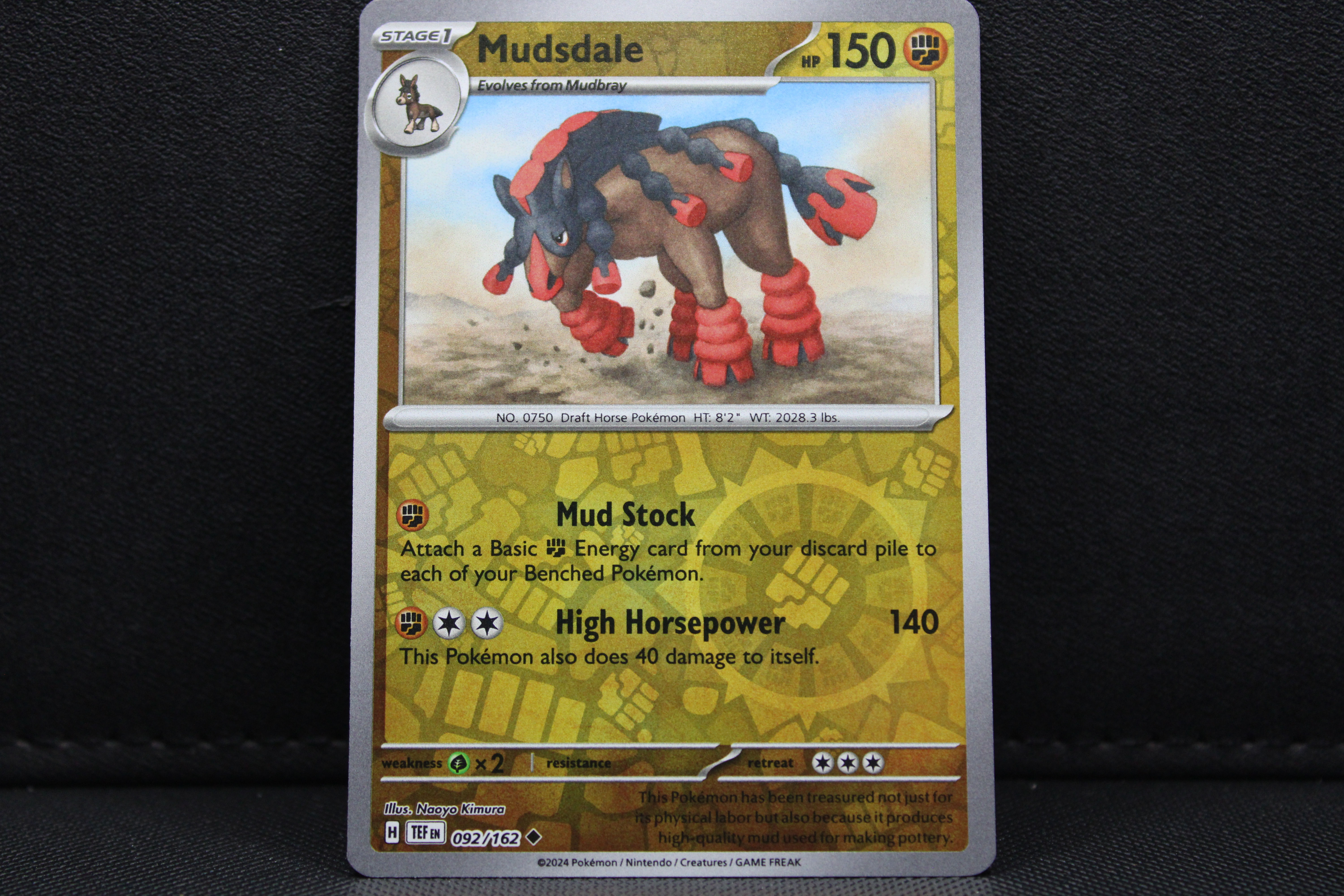 Mudsdale 092/162 - Reverse Holo, SV Temporal Forces 