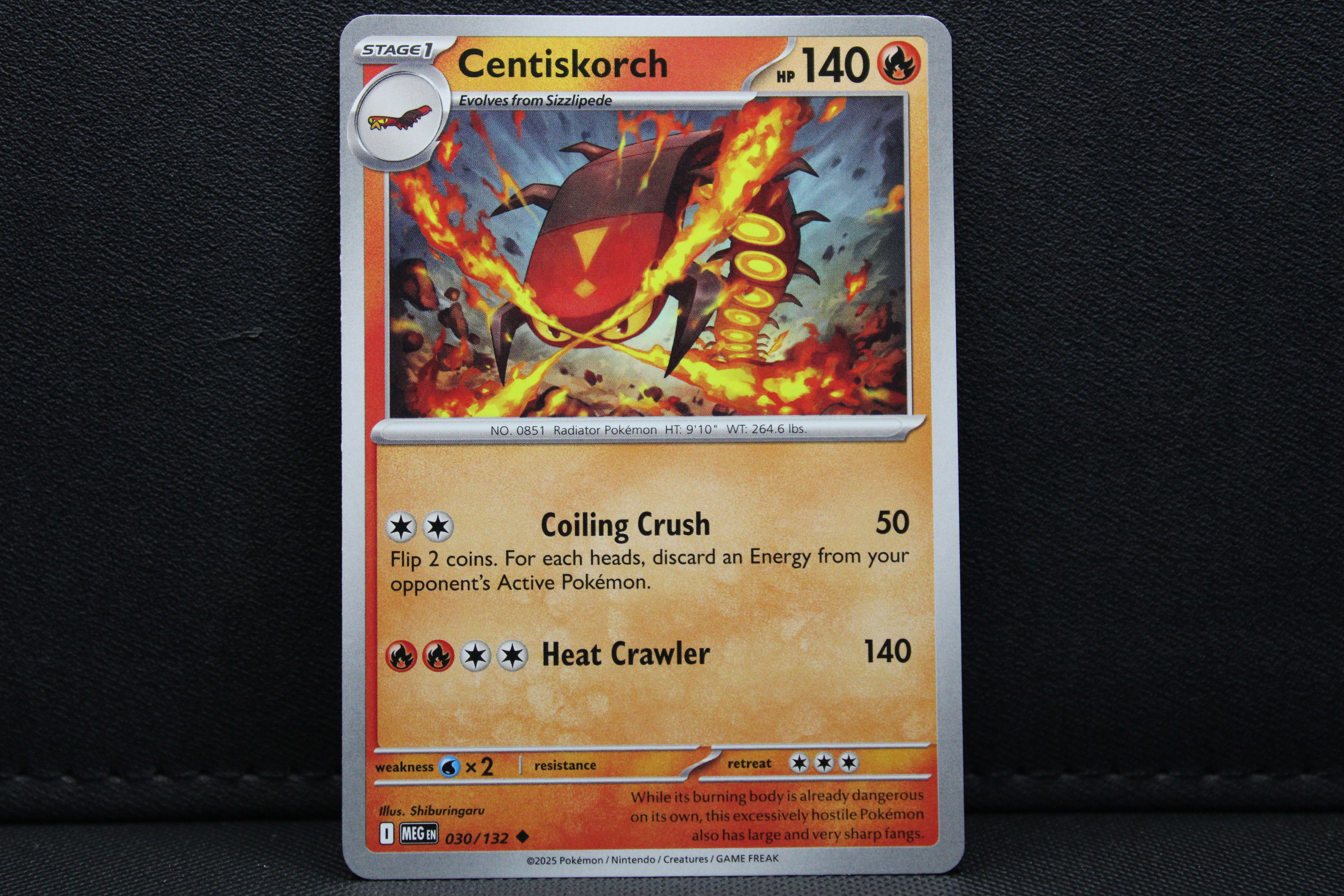 Centiskorch 030/132 - Non Holo, ME Mega Evolution