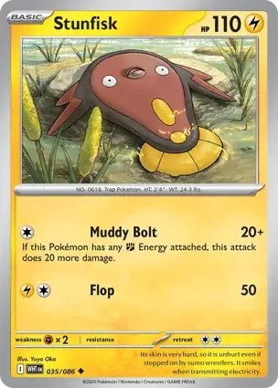 Stunfisk 035/086 - Non Holo, SV White Flare