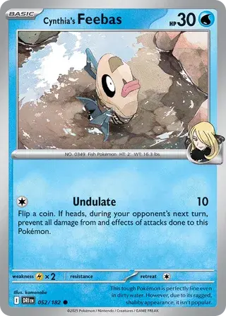 Cynthia's Feebas 052/182 - Non Holo, SV Destined Rivals