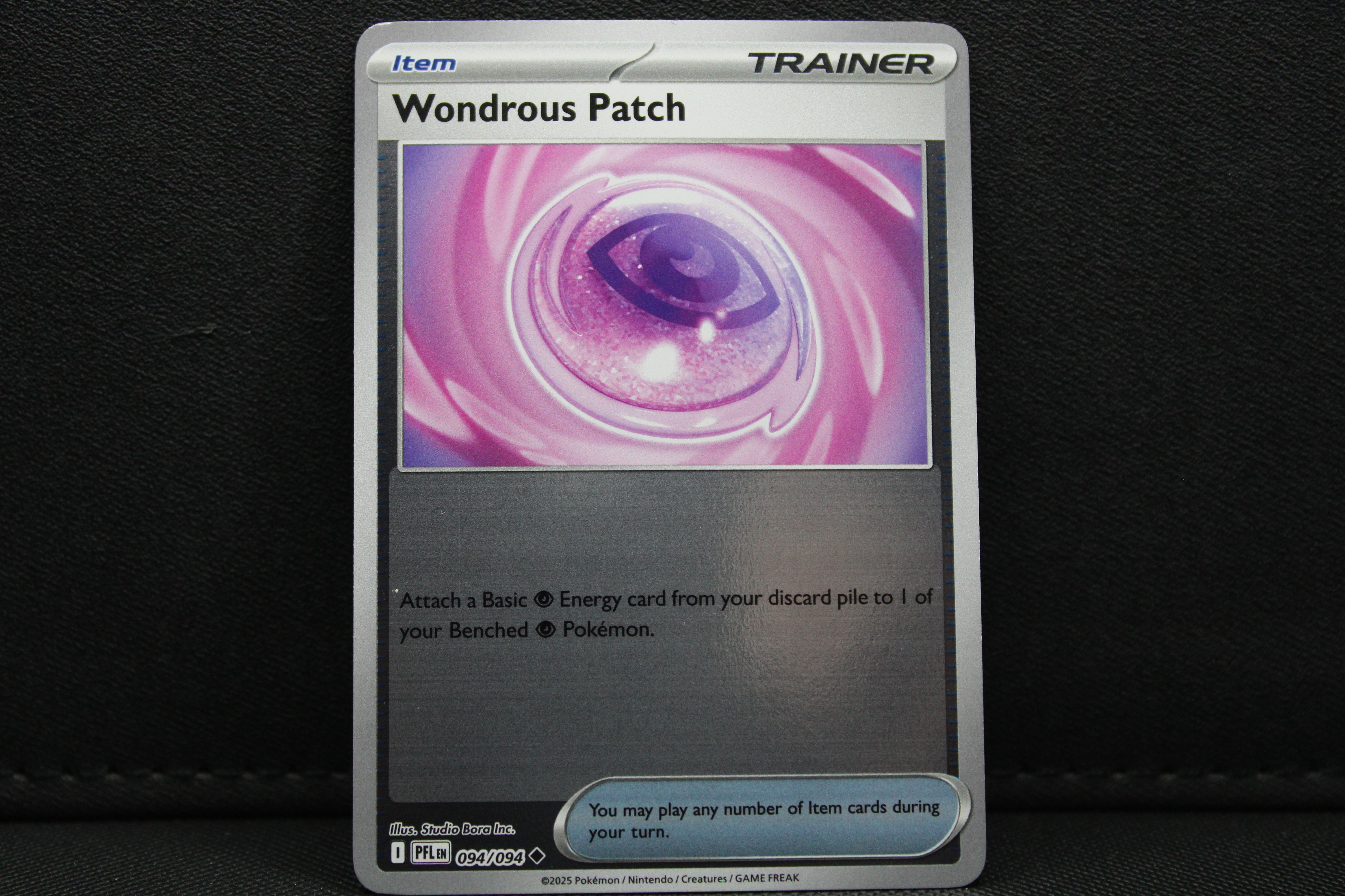 Wondrous Patch 094/094 - Trainer Reverse Holo, ME Phantasmal Flames