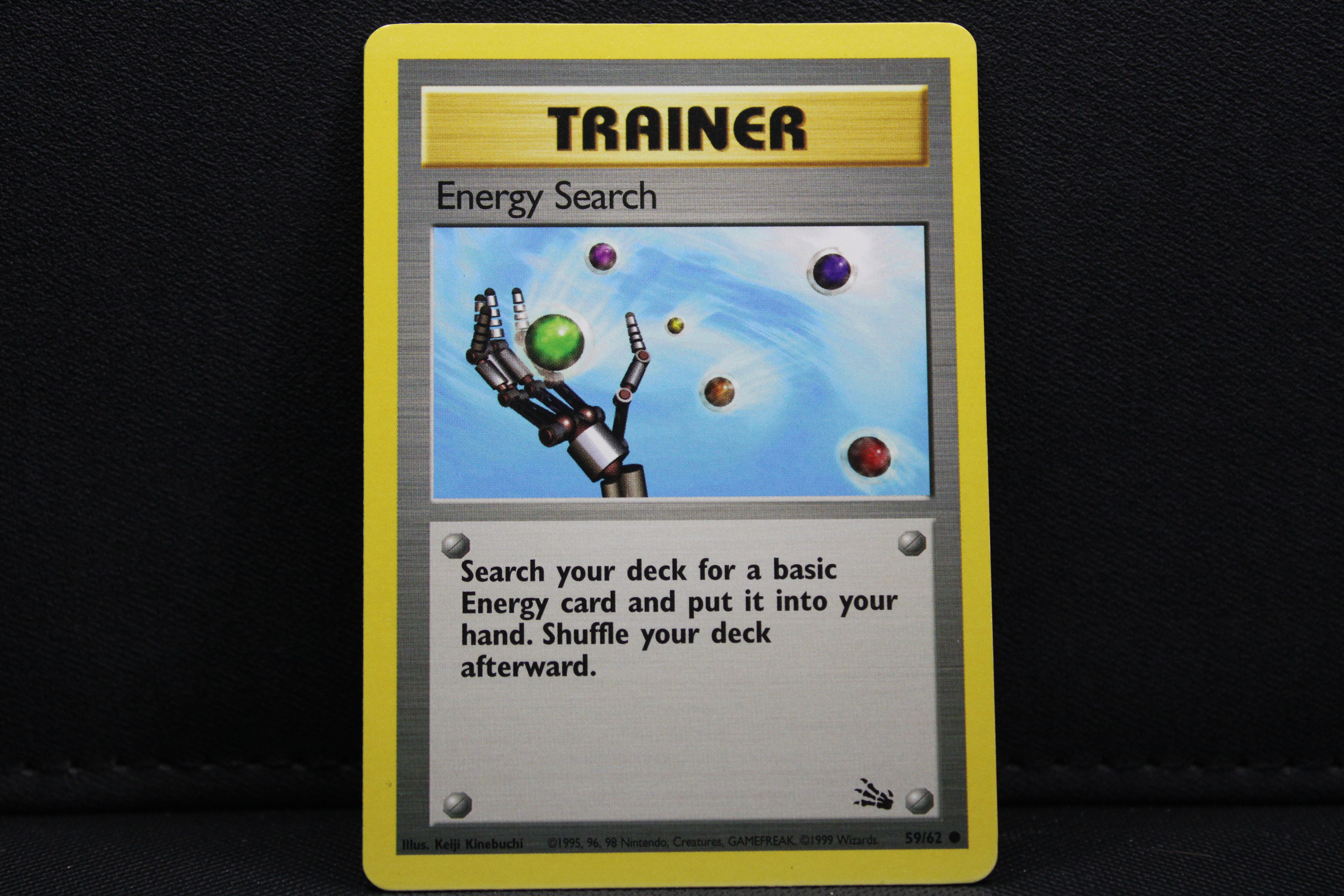 Energy Search 59/62 - Trainer Non Holo, 1999 Fossil