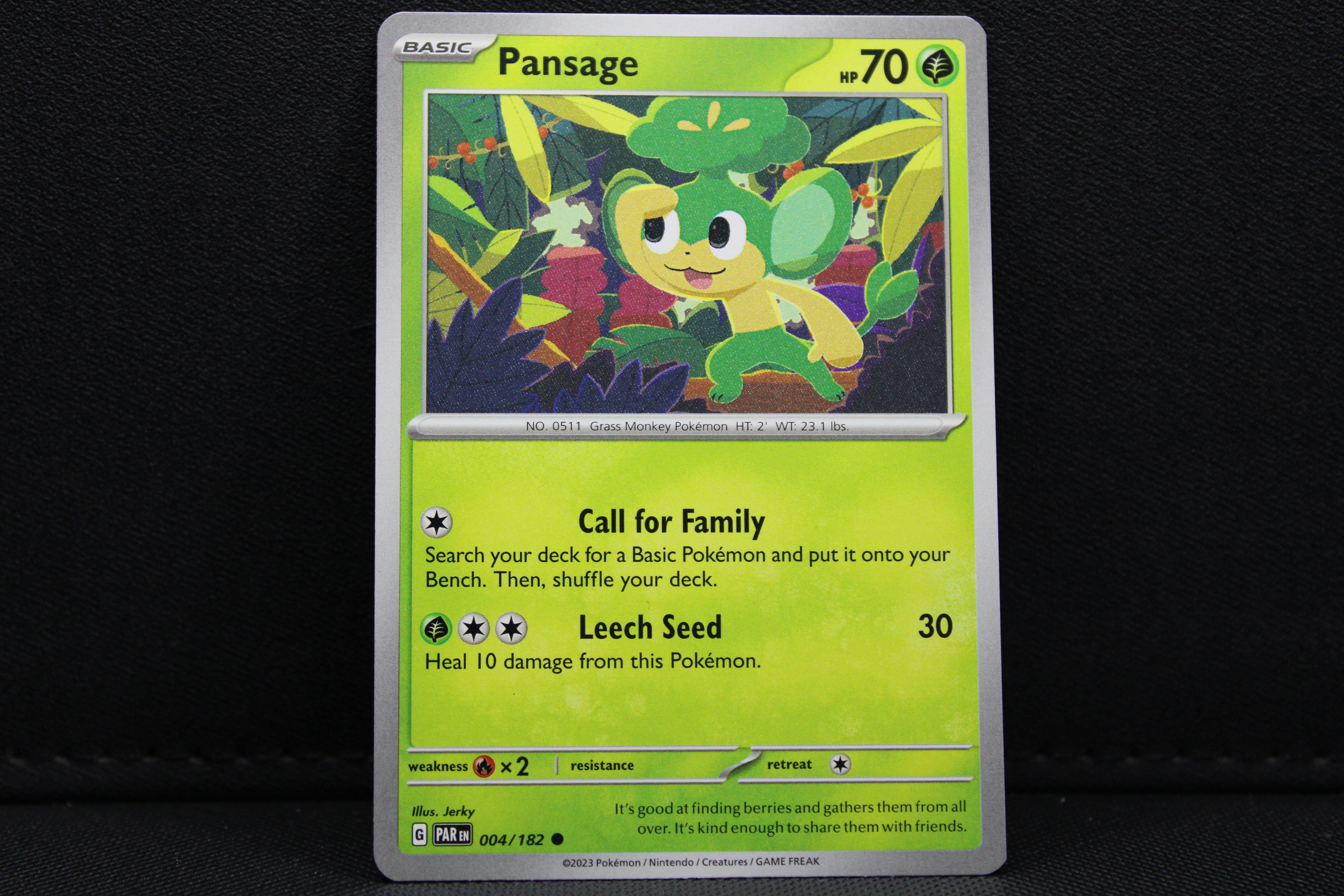 Pansage 004/182 - Non Holo, SV Paradox Rift