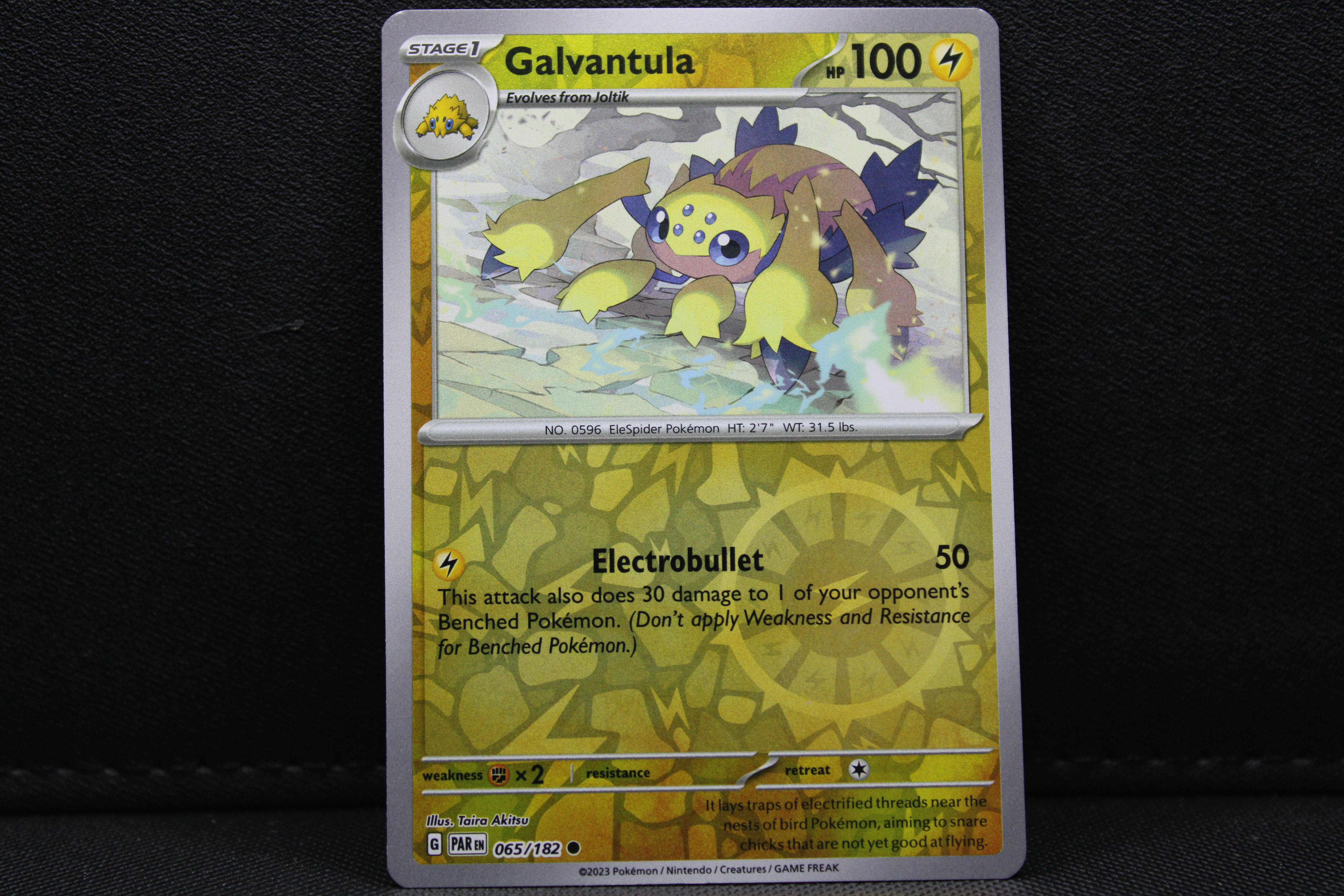 Galvantula 065/182 - Reverse Holo, SV Paradox Rift