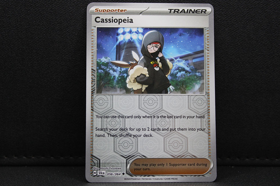 Thumbnail: Cassiopeia 056/064 - Trainer Reverse Holo, SV Shrouded Fable