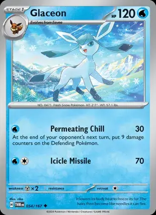 Glaceon 054/167 - Non Holo, SV Twilight Masquerade