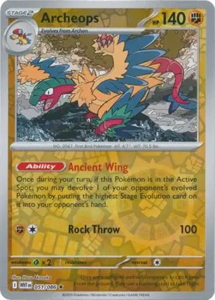 Archeops 051/086 - Reverse Holo, SV White Flare