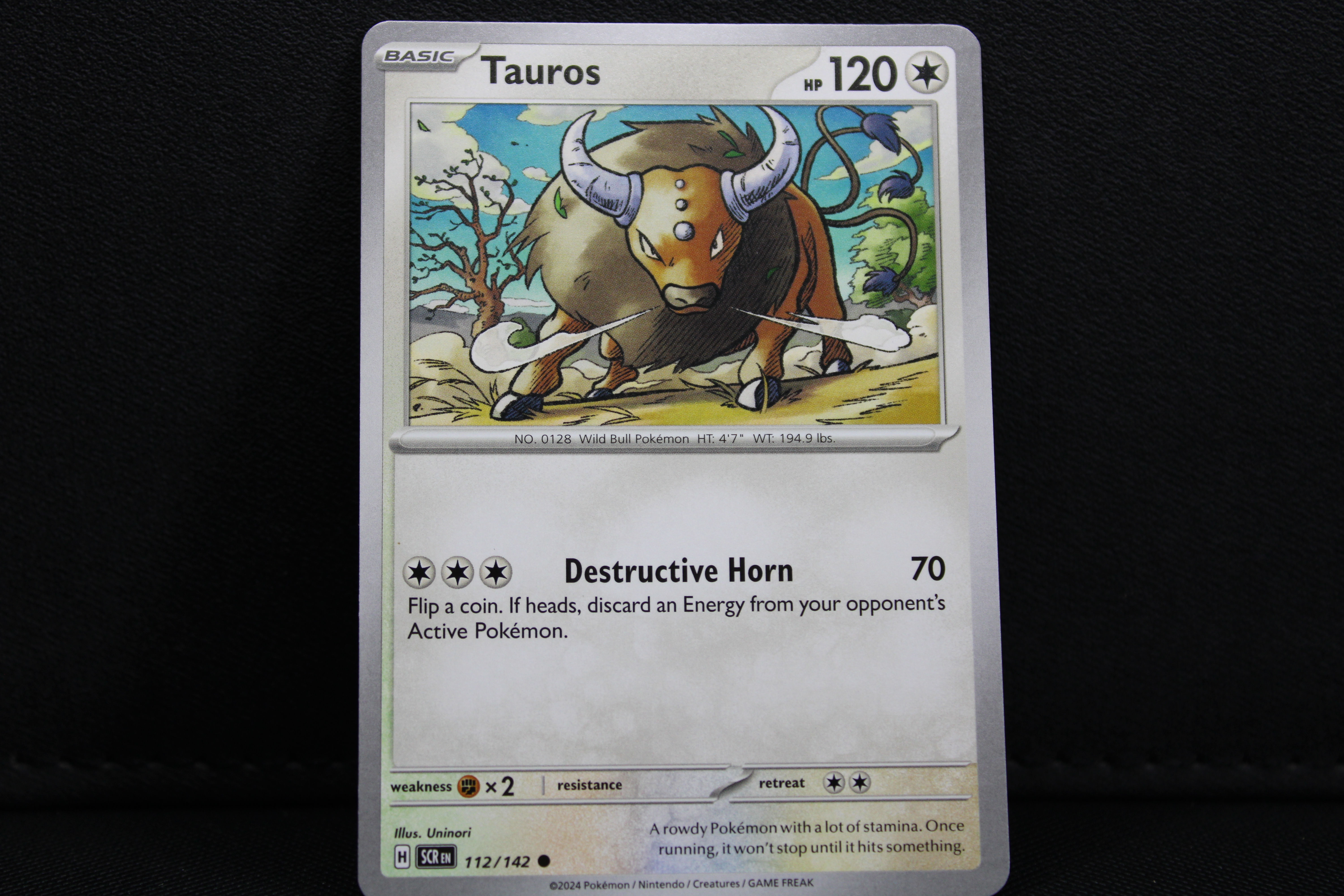 Tauros 112/142 - Non Holo, SV Stellar Crown