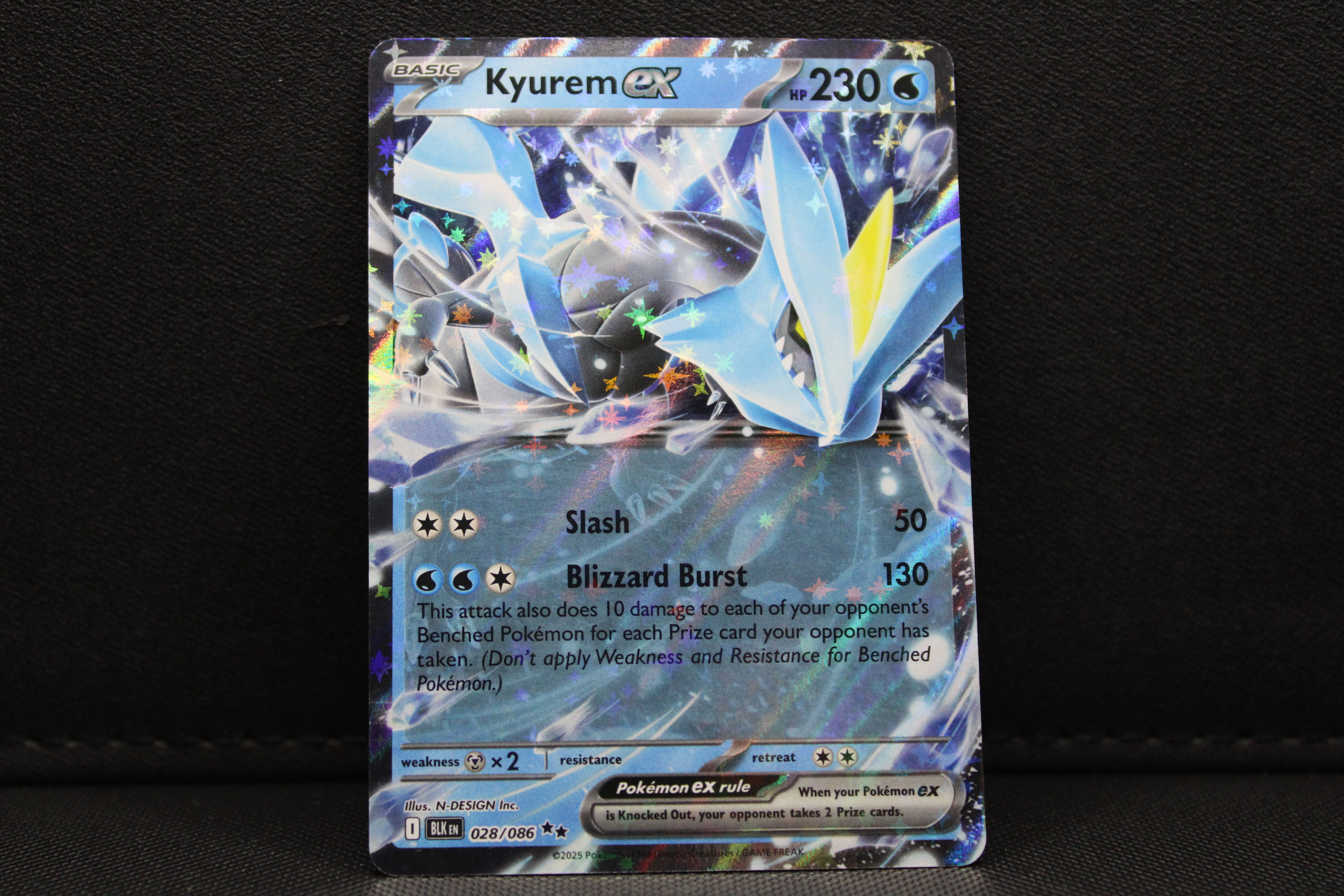 Kyurem Ex 028/086 - Holo (Half Art), SV Black Bolt
