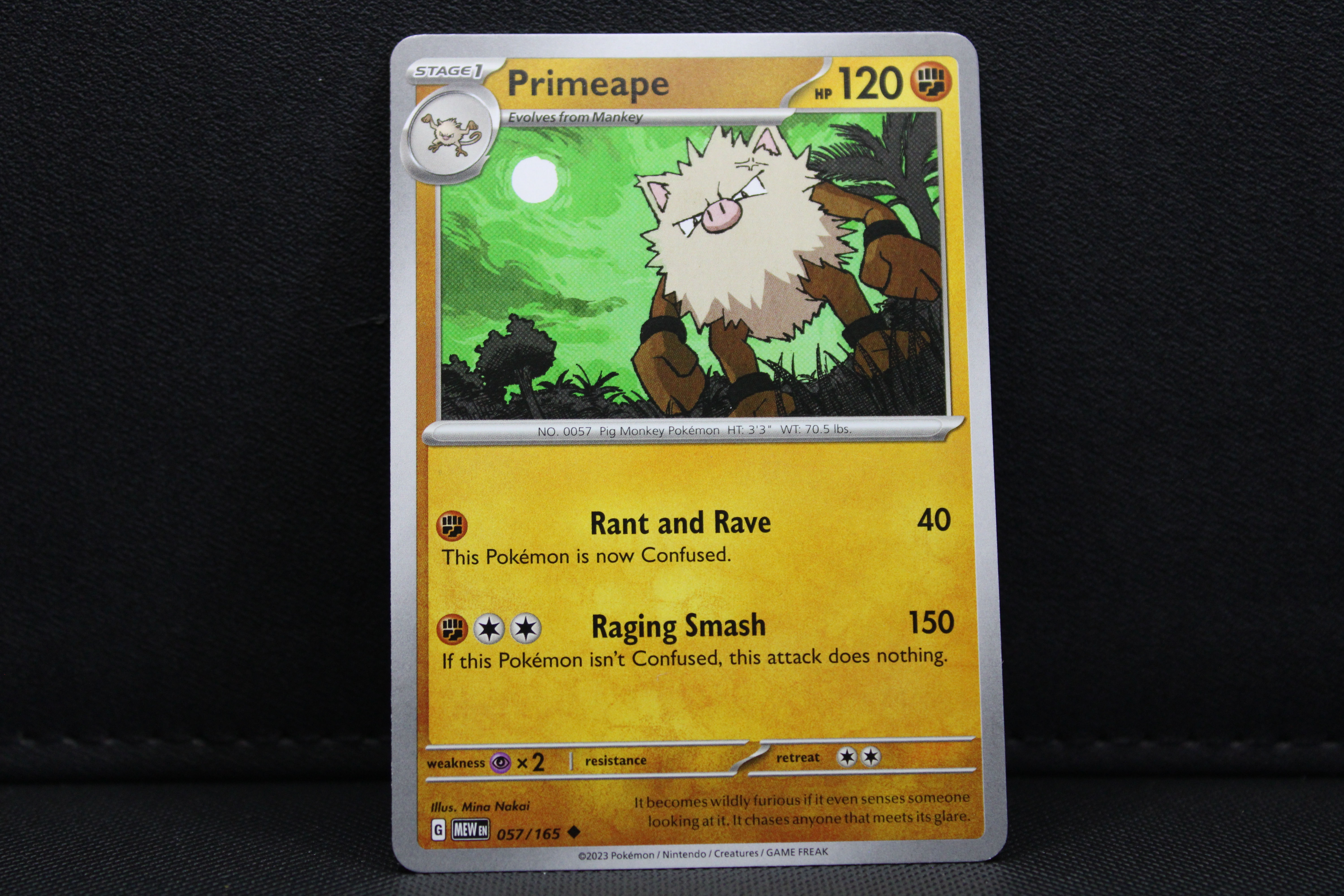 Primeape 057/165 - Non Holo, SV 151