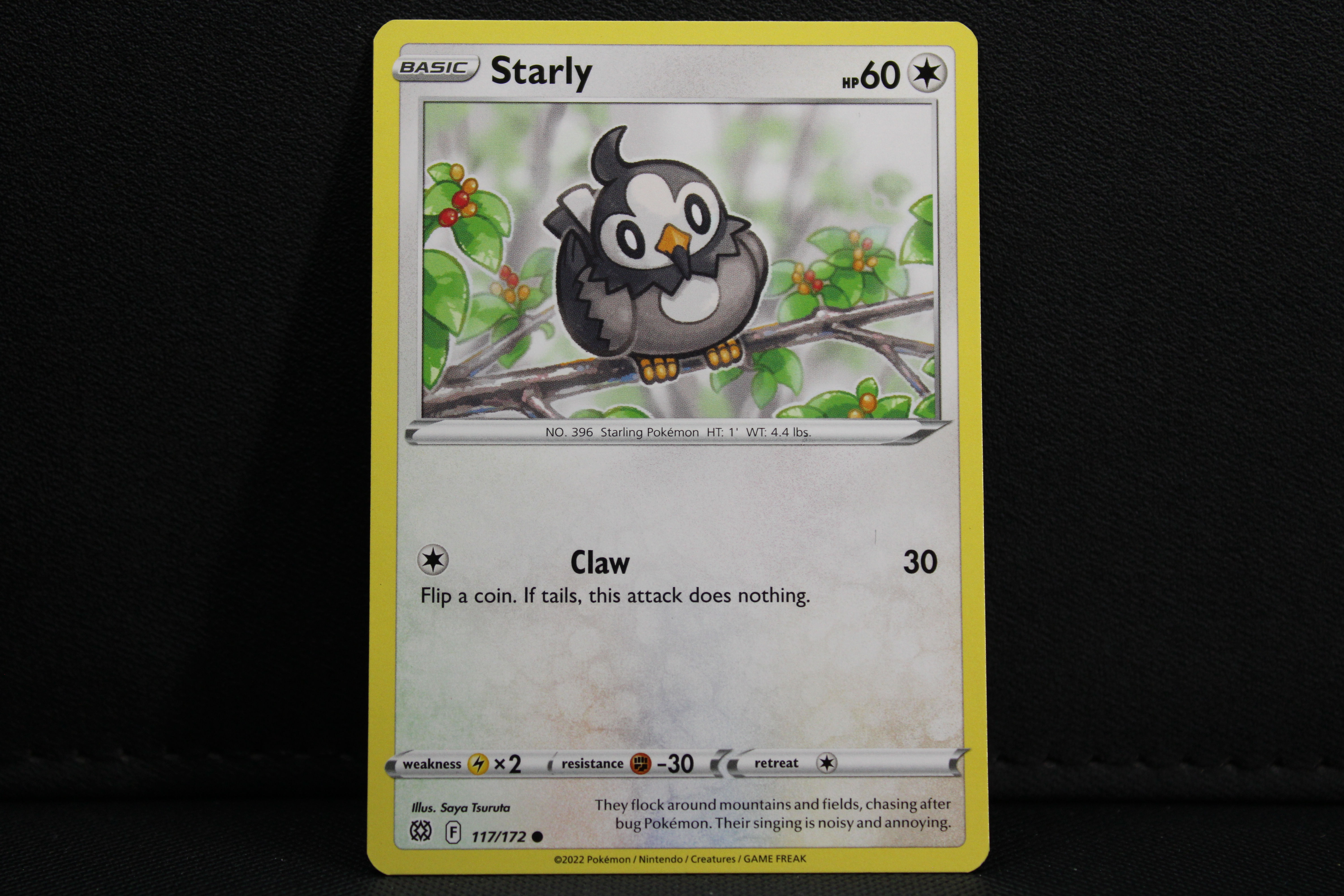 Starly 117/172 - Non Holo, SWSH Brilliant Stars