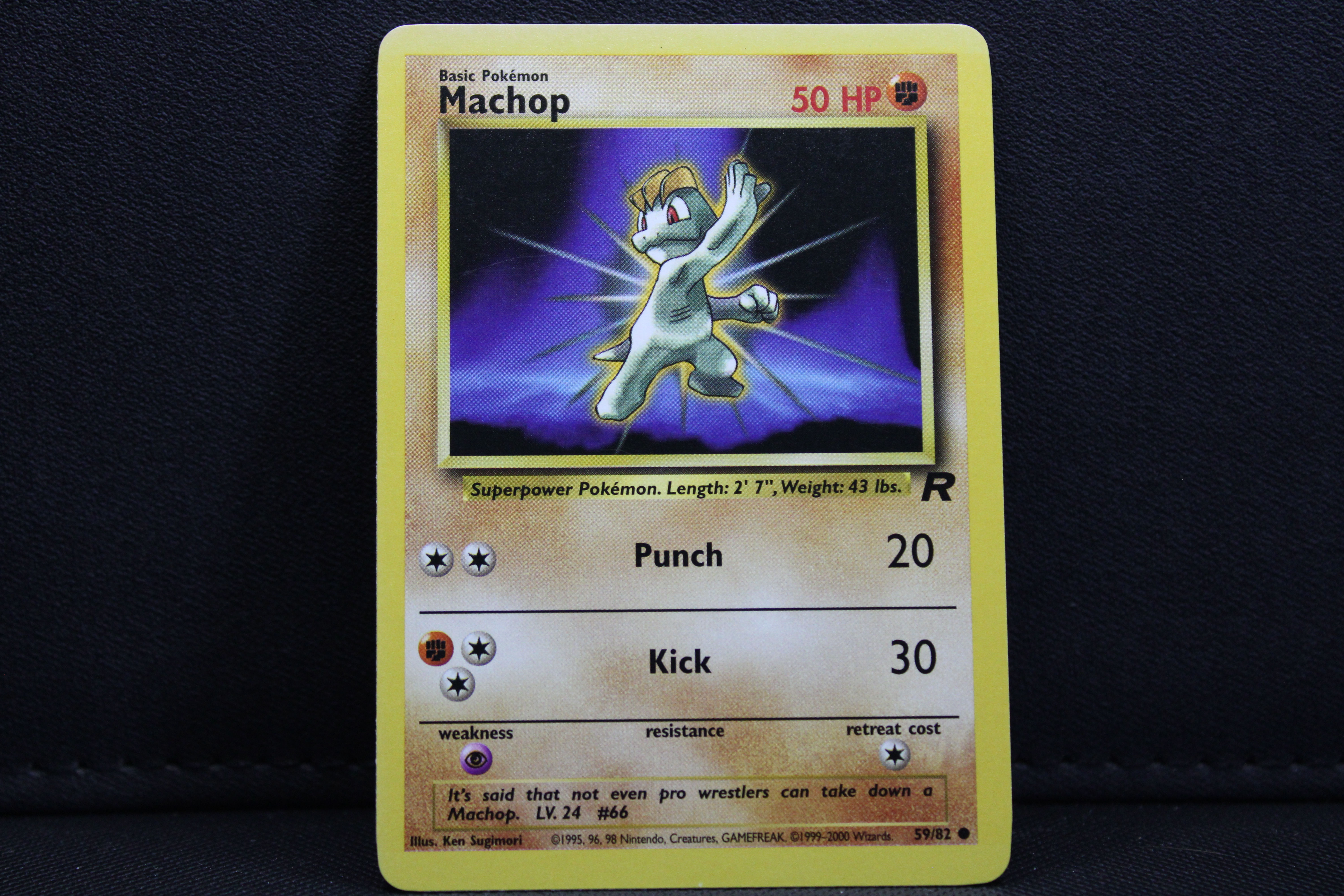 Machop 59/82 - Non Holo, Team Rocket