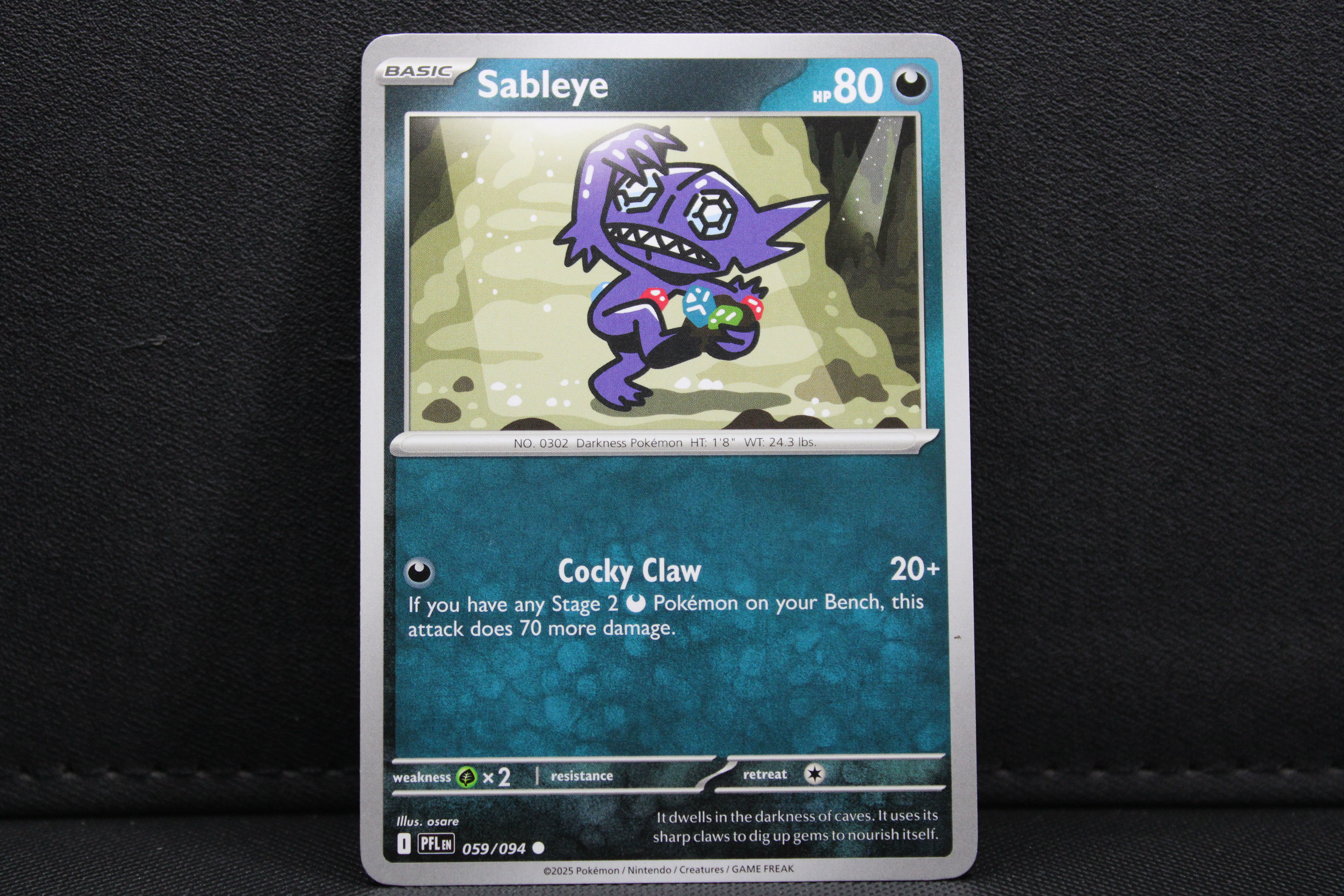 Sableye 059/094 - Non Holo, ME Phantasmal Flames