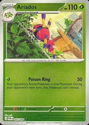Ariados 002/088 - Reverse Holo, Me Perfect Order