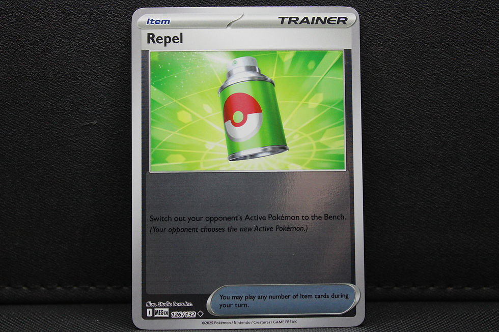 Thumbnail: Repel 126/132 - Trainer Reverse Holo, Me Mega Evolution