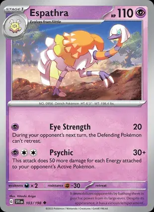 Espathra 103/198 - Non Holo, SV Scarlet & Violet
