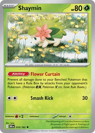 Shaymin 010/182 - Non Holo, SV Destined Rivals