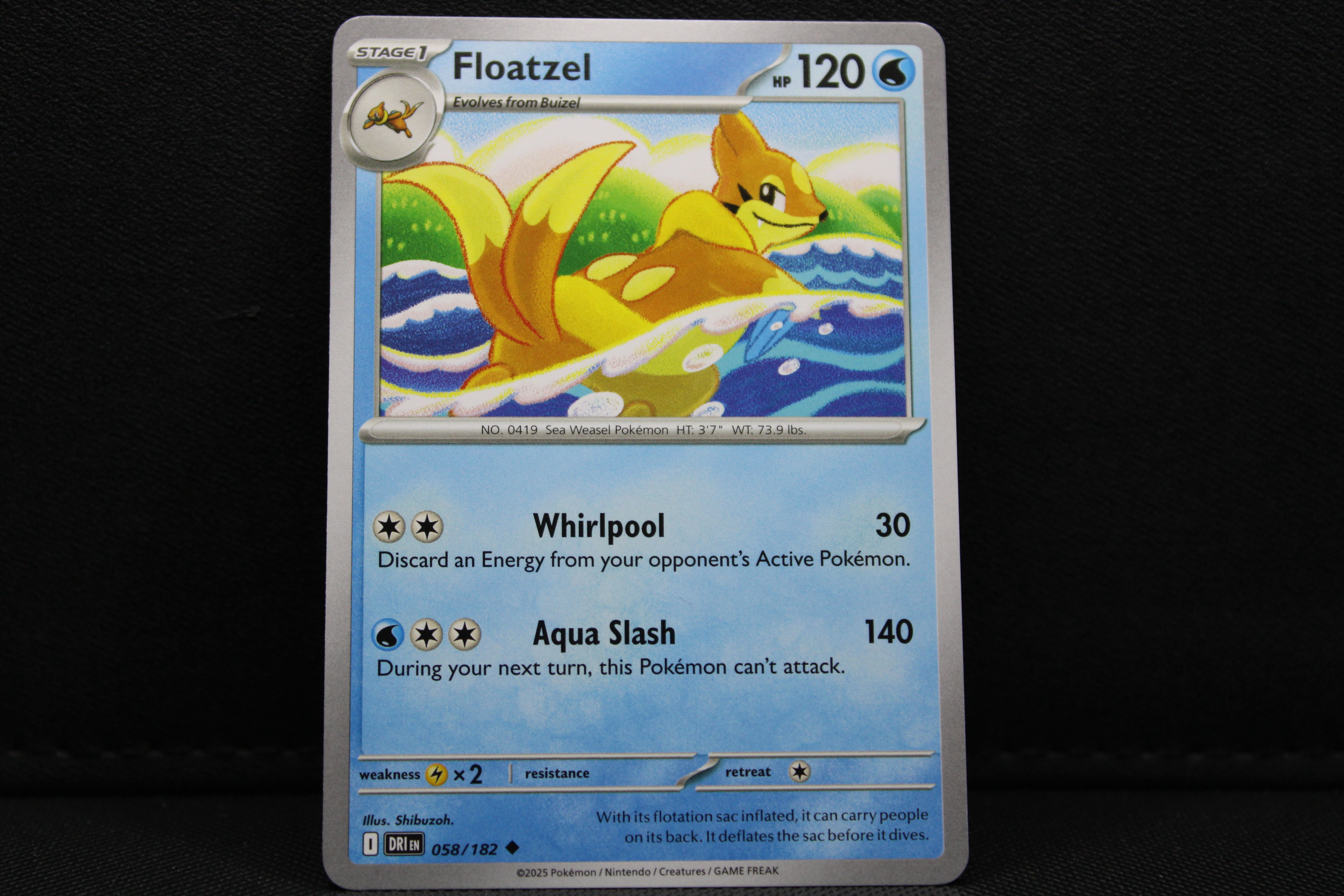 Floatzel 058/182 - Non Holo, SV Destined Rivals