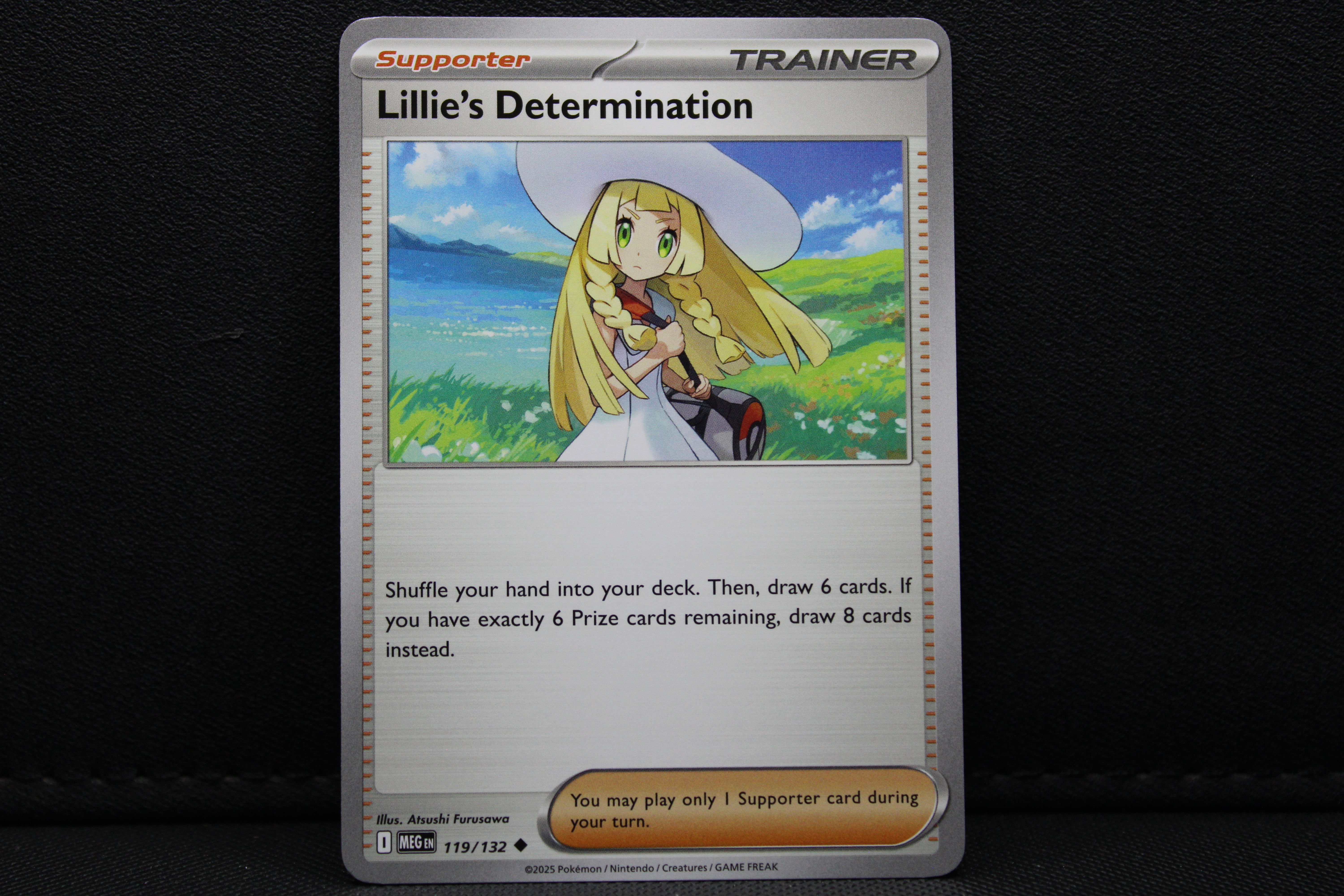Lillie's Determination 119/132 - Trainer Non Holo, ME Mega Evolution