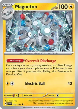 Magneton 059/191 - Non Holo, SV Surging Sparks
