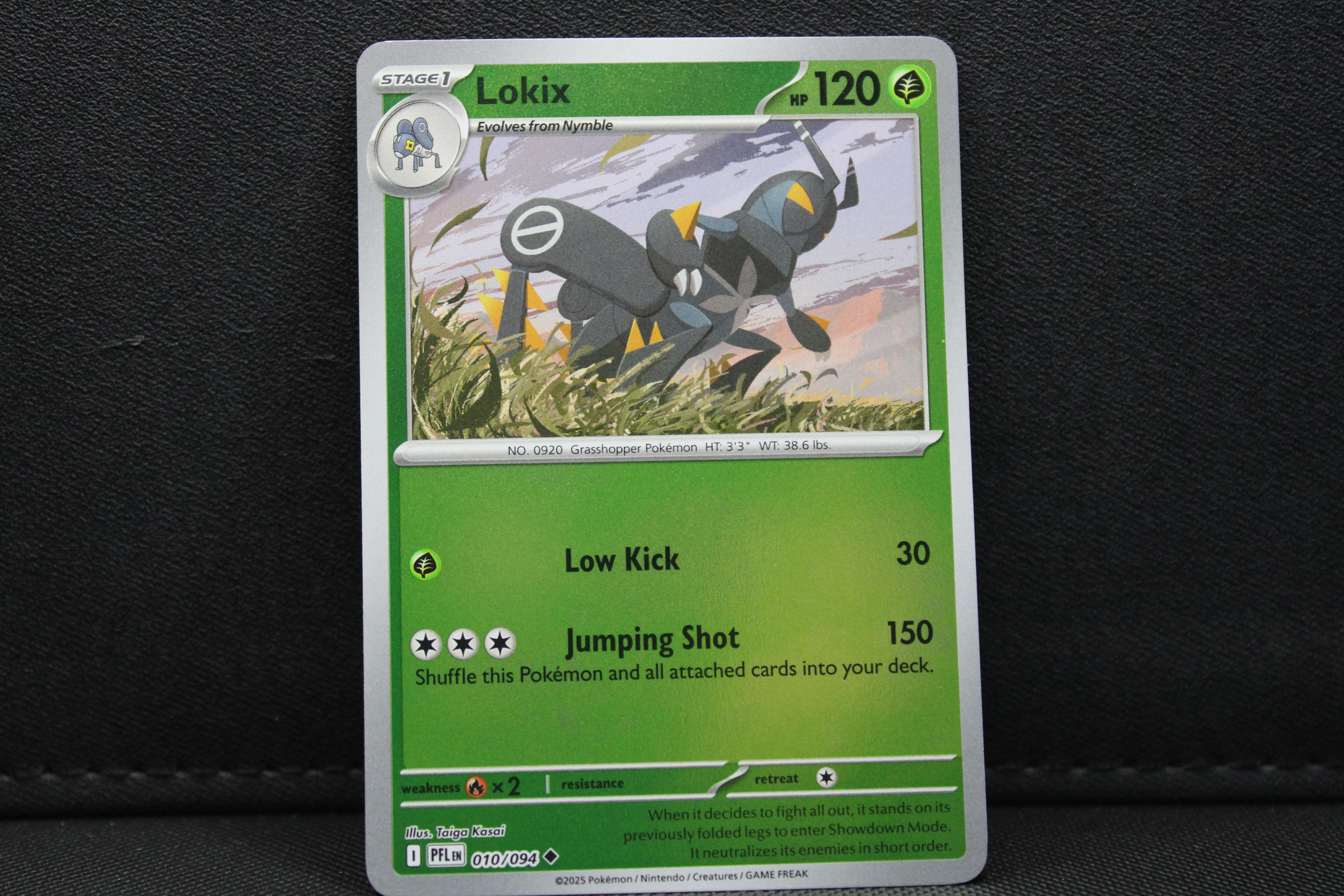 Lokix 010/094 - Reverse Holo, ME Phantasmal Flames