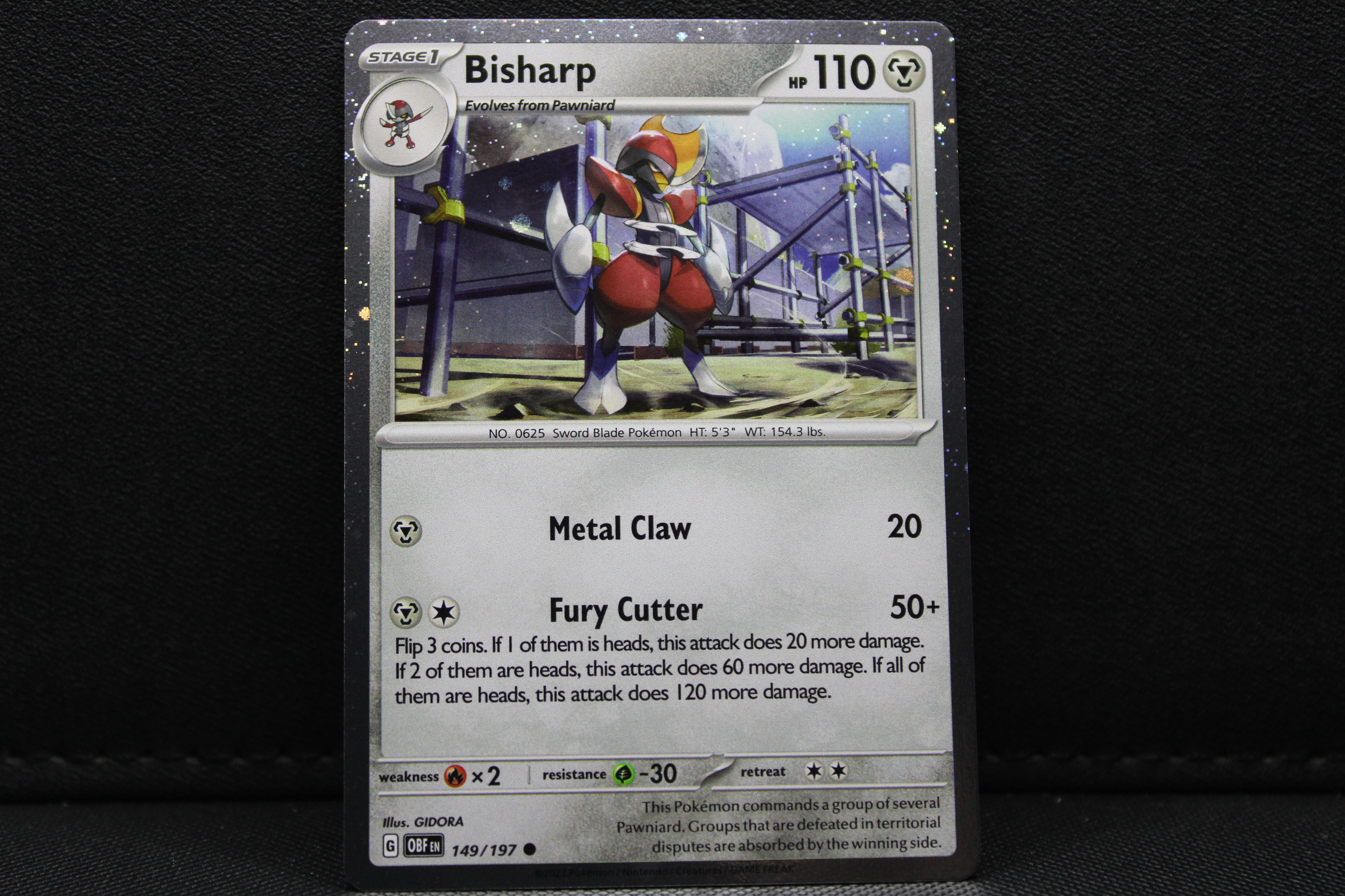 Bisharp 149/197 - Cosmo Holo, Obsidian Flames 