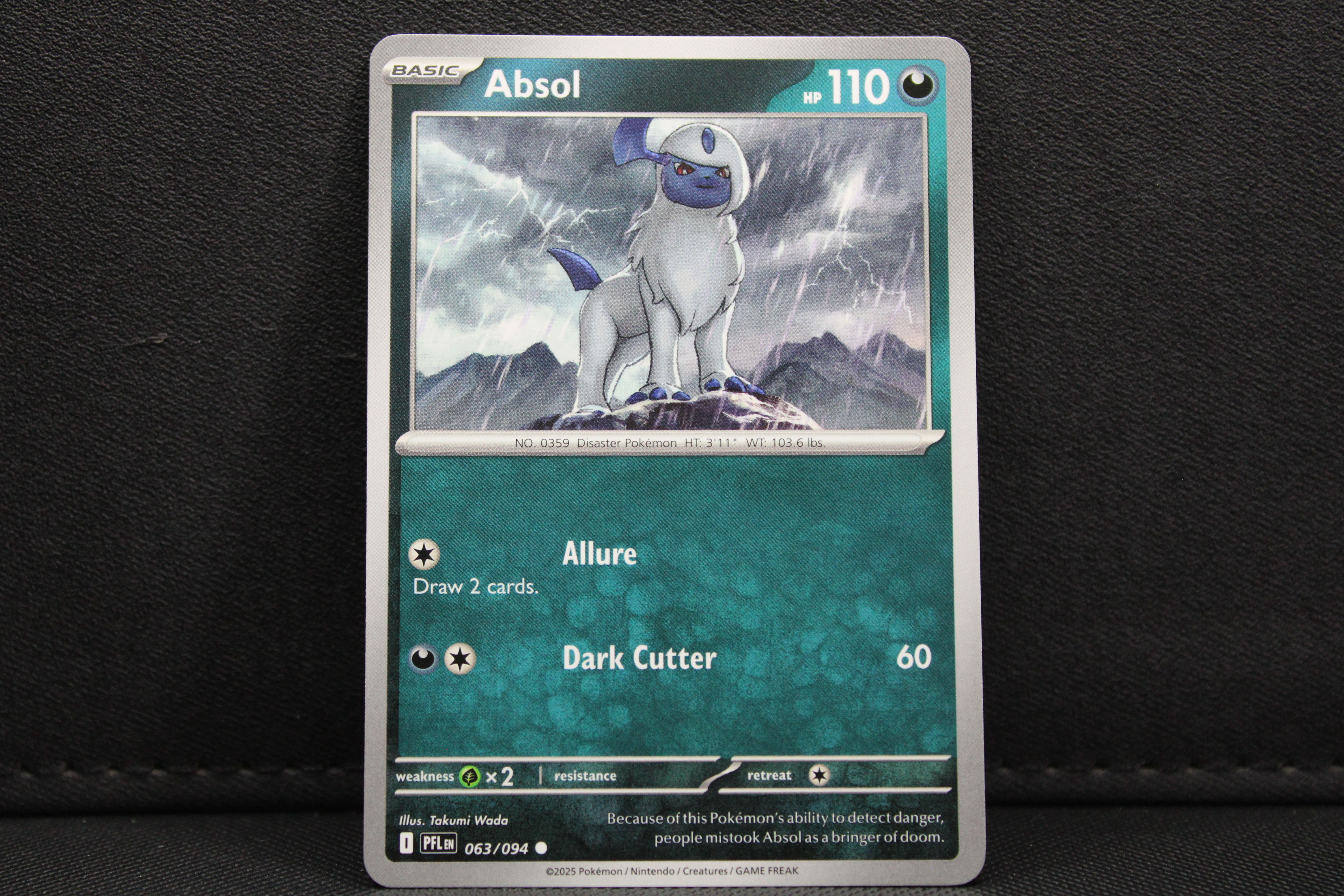 Absol 063/094 - Non Holo, ME Phantasmal Flames