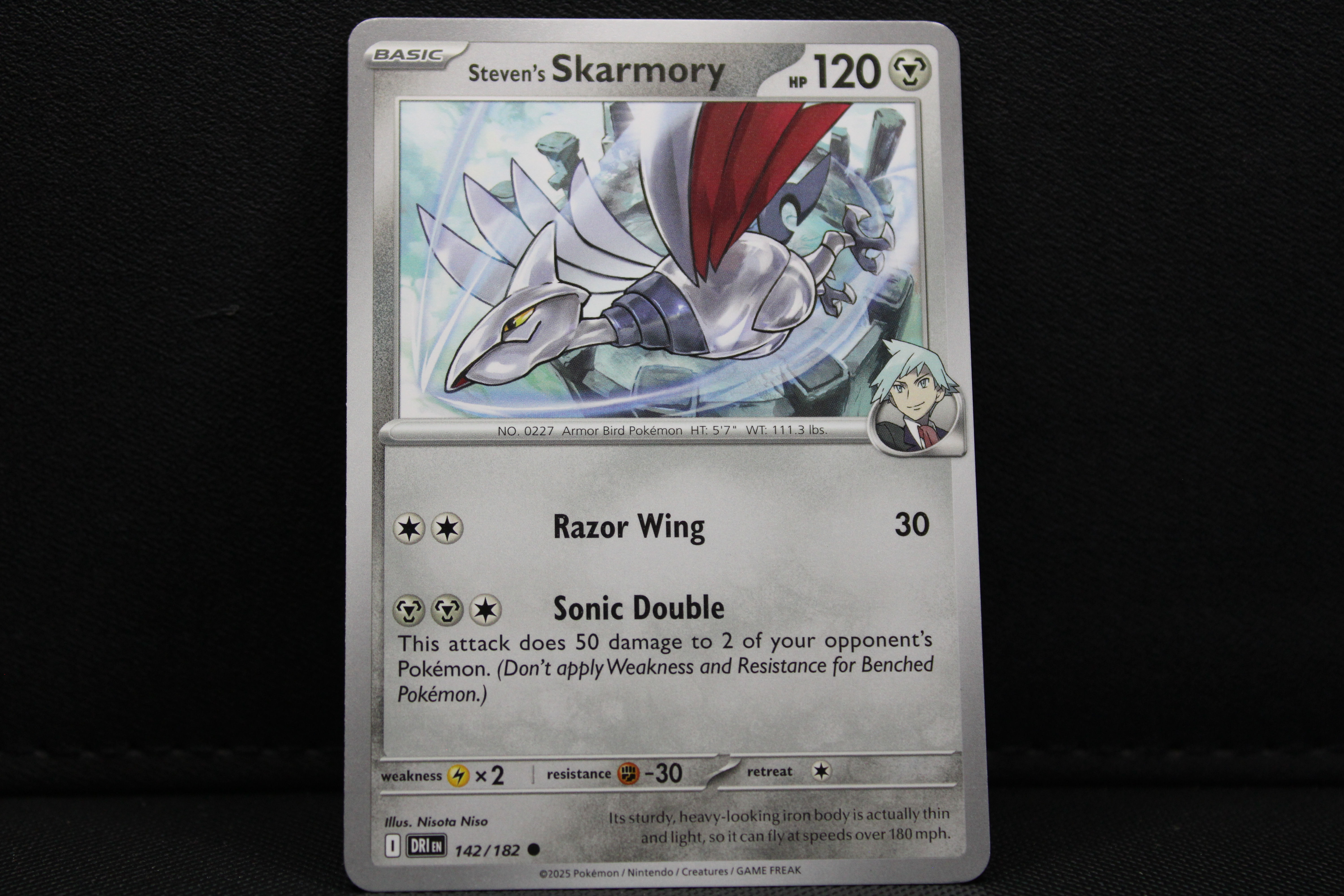 Steven's Skarmory 142/182 - Non Holo, SV Destined Rivals
