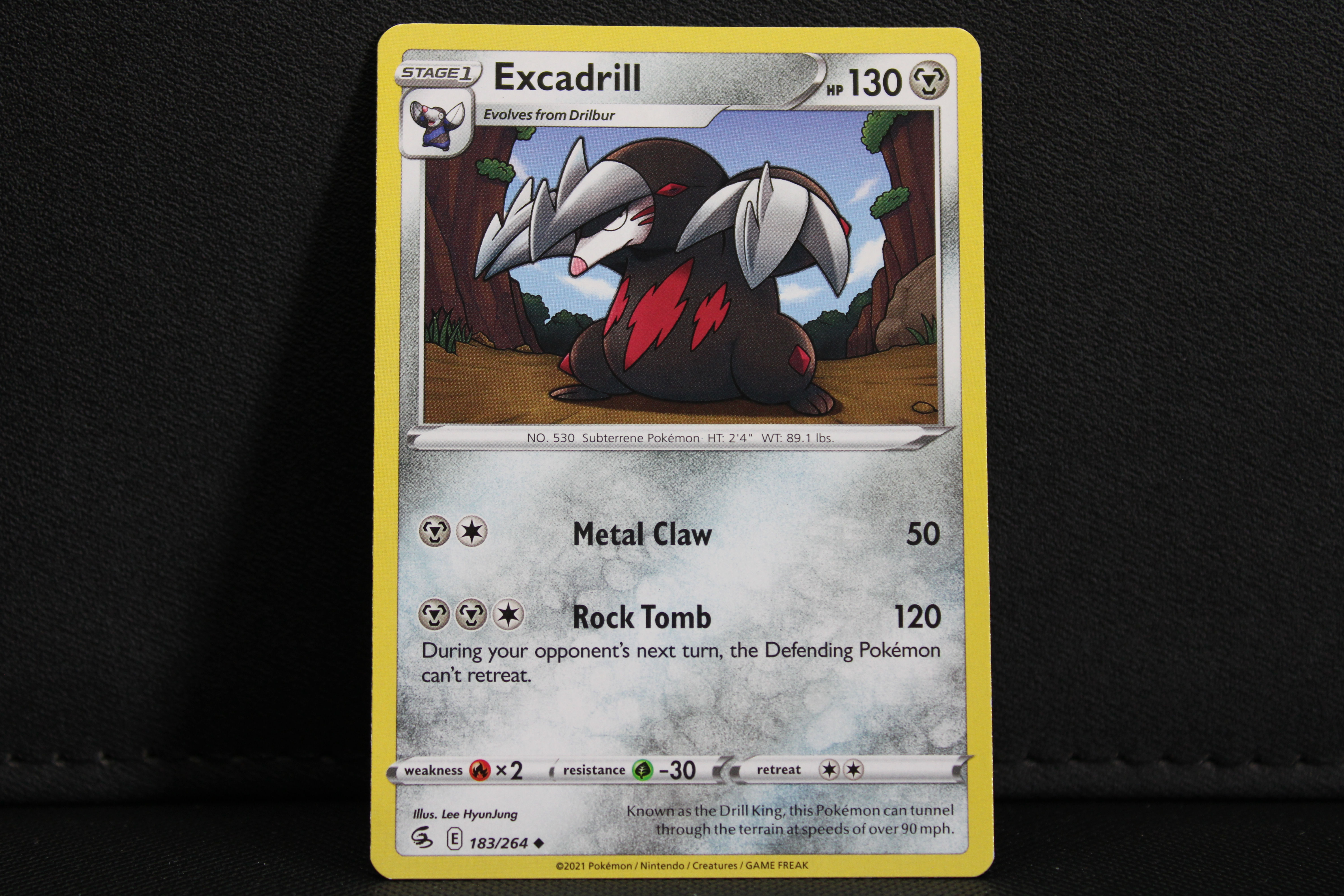 Excadrill 183/264 - Non Holo, SWSH Fusion Strike