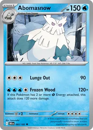 Abomasnow 060/182 - Non Holo, SV Destined Rivals